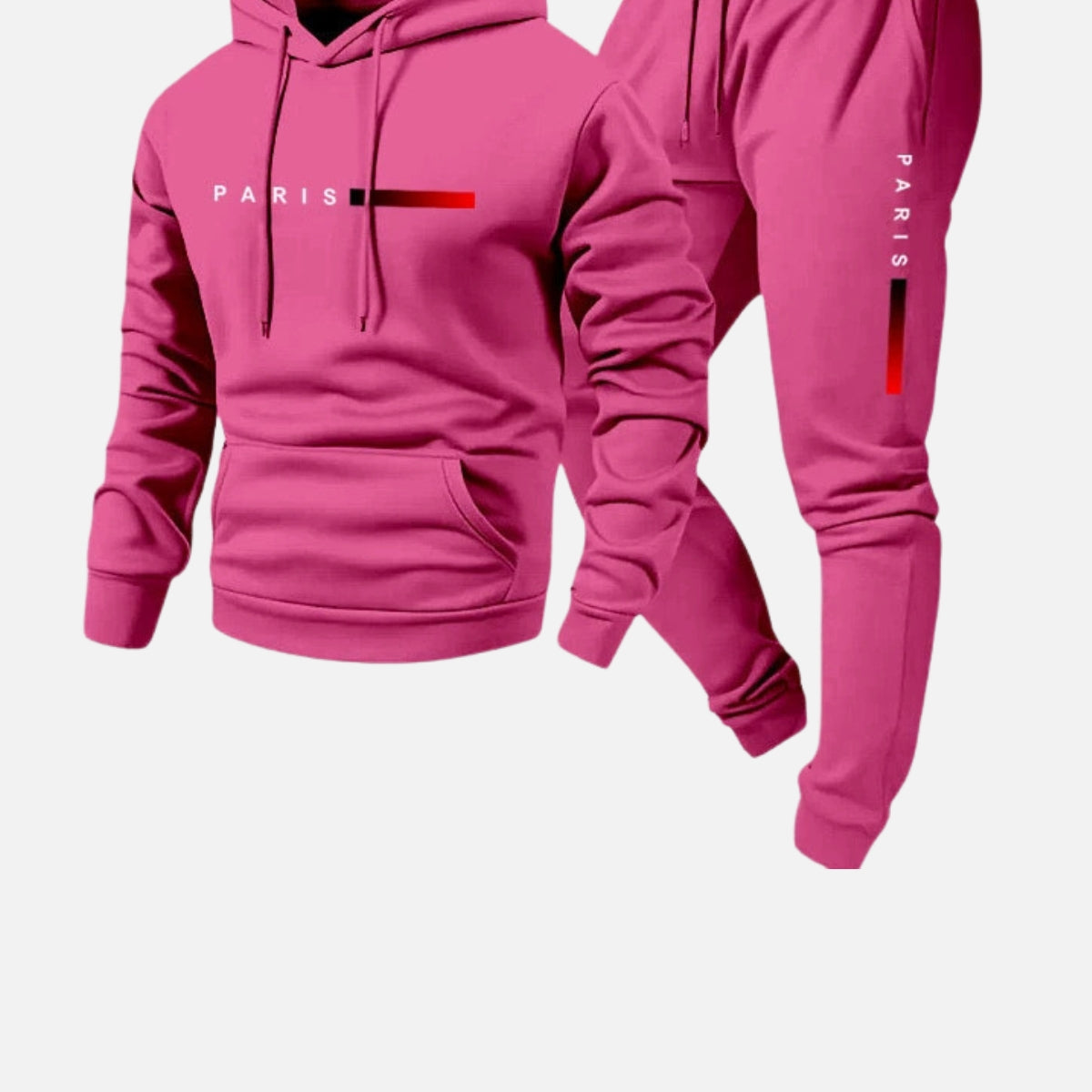 Cozy Thermal Fleece Logo Hoodie Set – Warmth, Comfort, and Style