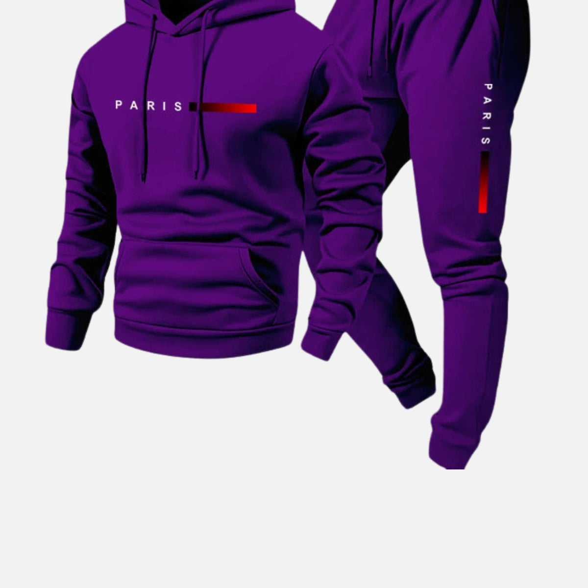 Cozy Thermal Fleece Logo Hoodie Set – Warmth, Comfort, and Style