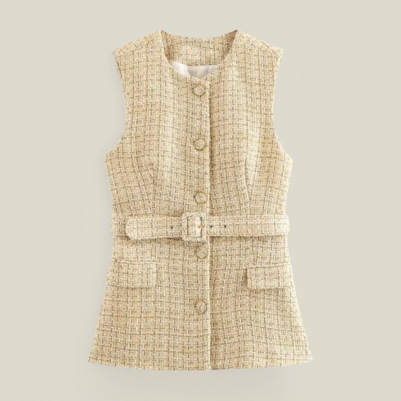 Camille | Haut polyvalent - Style automnal avec texture sophistiquée