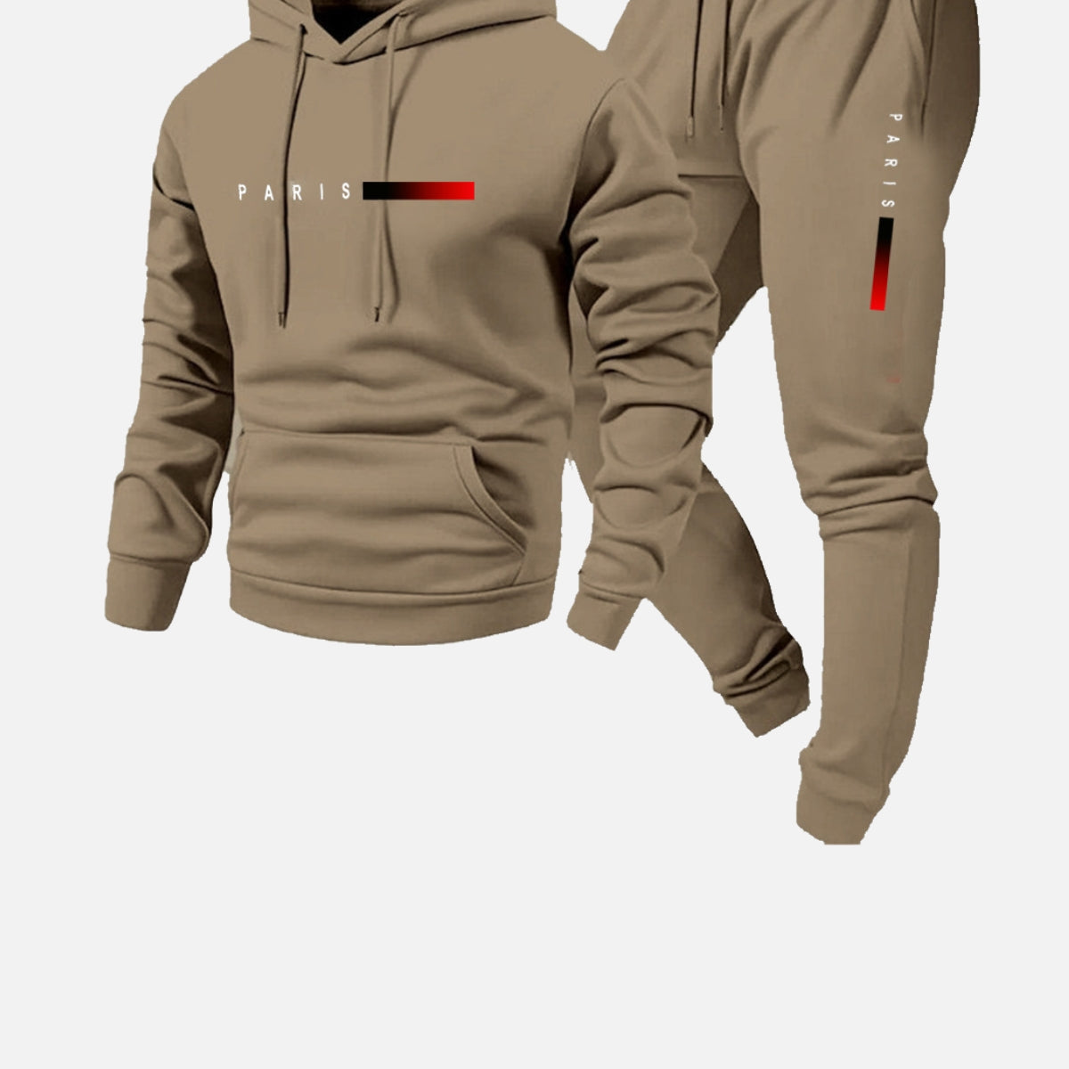 Cozy Thermal Fleece Logo Hoodie Set – Warmth, Comfort, and Style