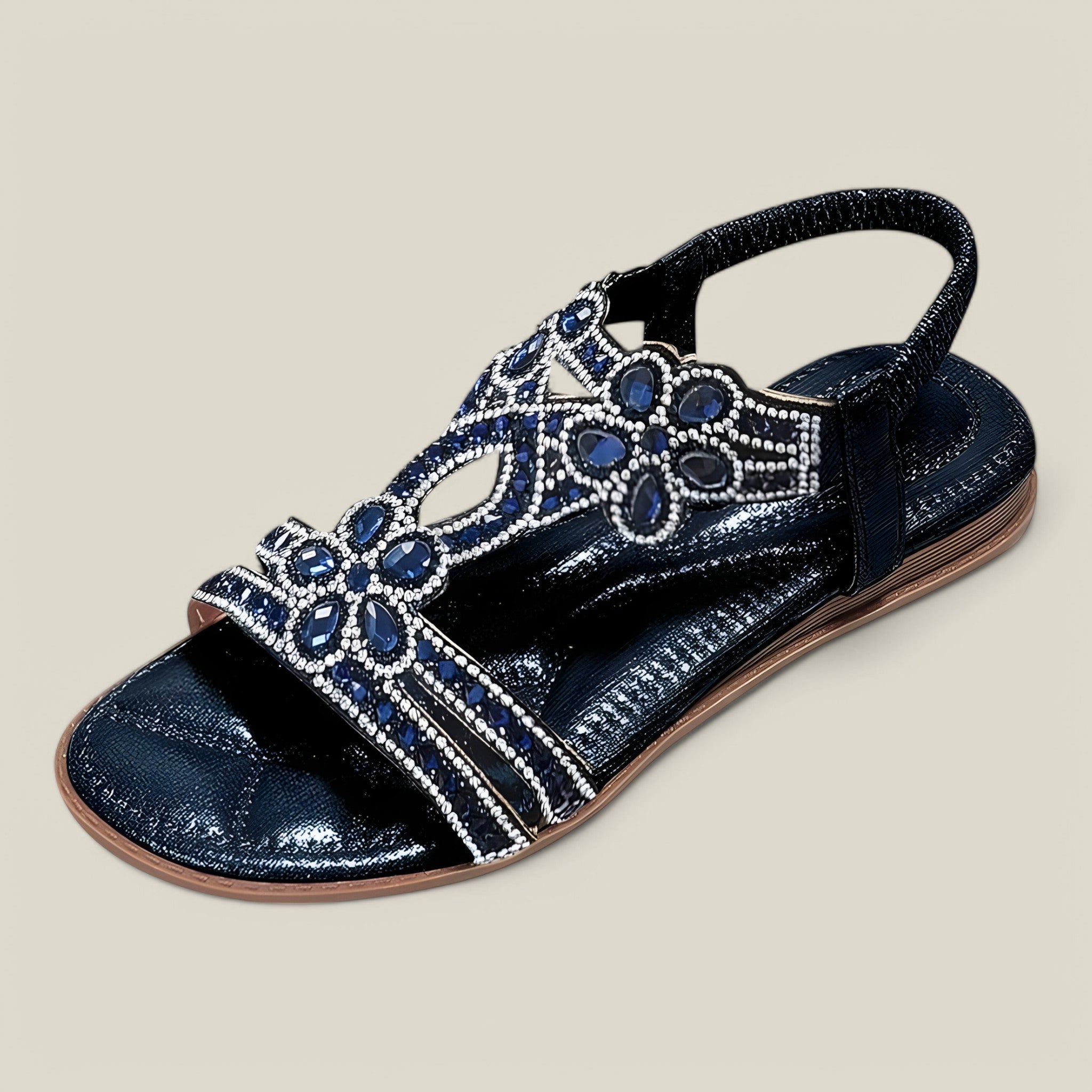 Edith | Sandales Bling - Étincelantes et élégantes pour l'été