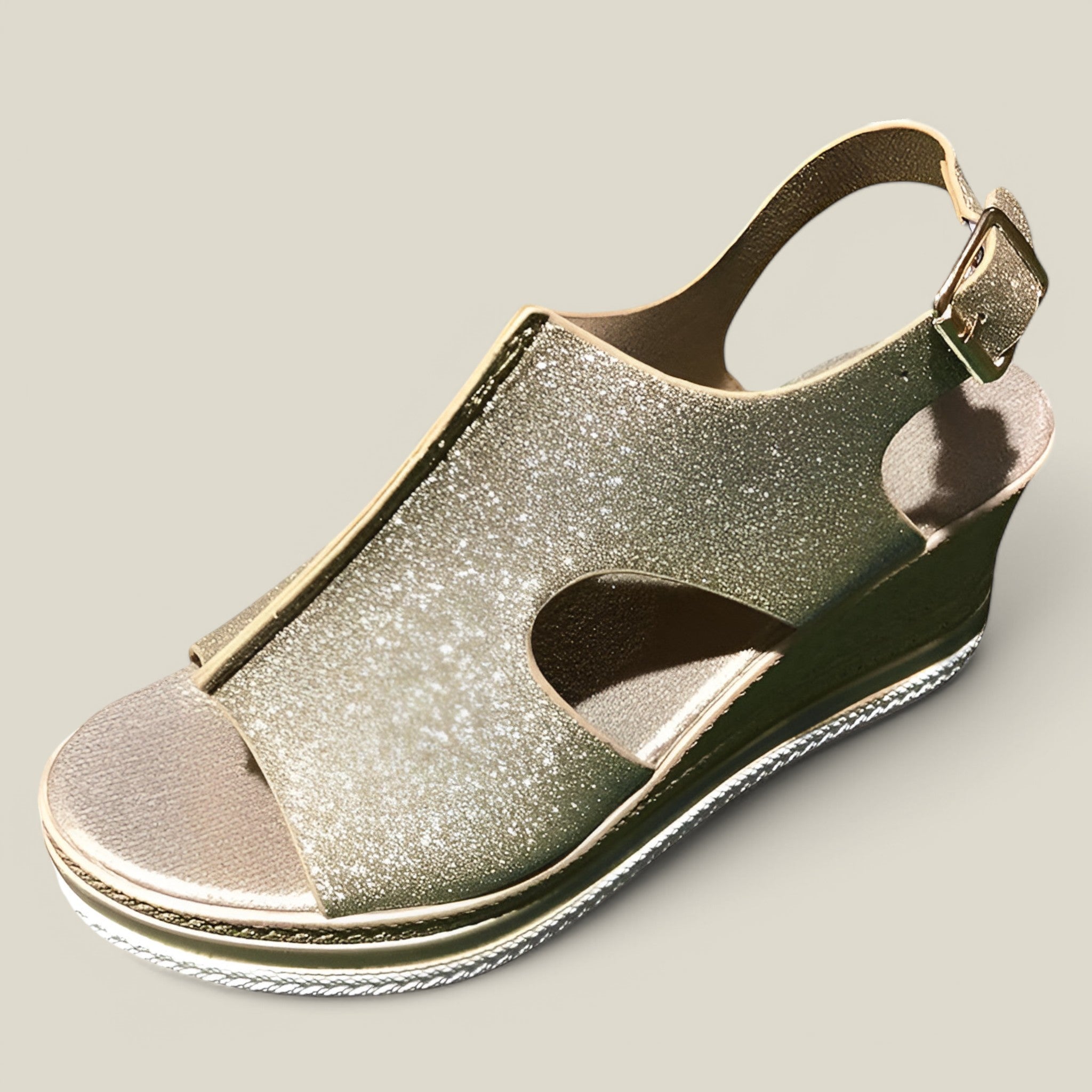 Cora | Sandales à semelles compensées - Confortables et élégantes