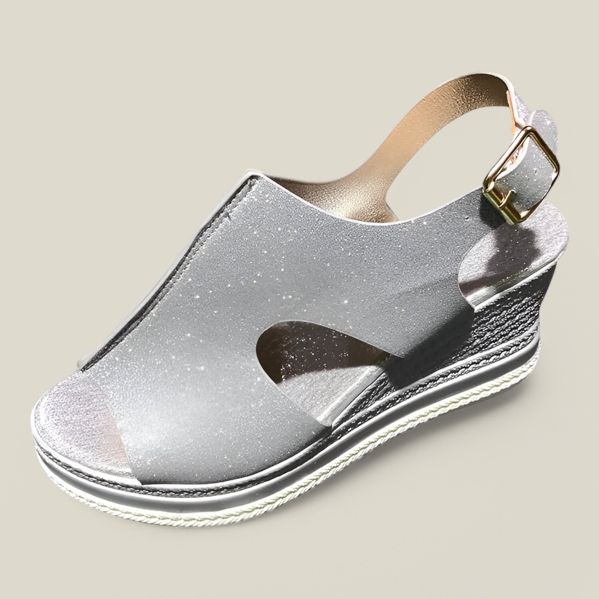 Cora | Sandales à semelles compensées - Confortables et élégantes