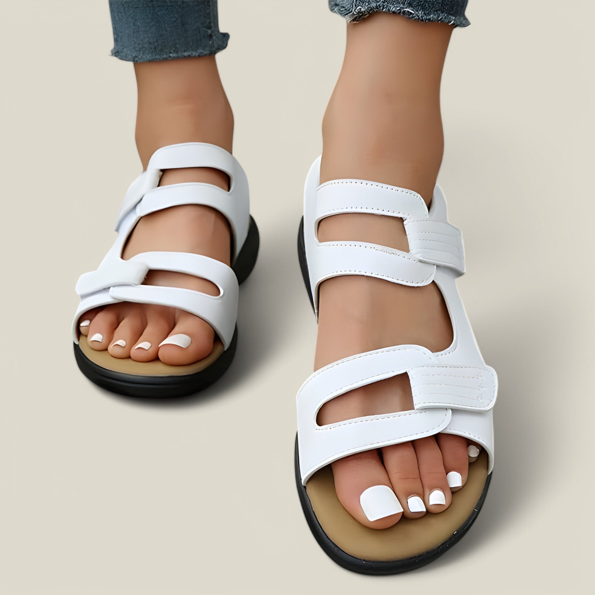 Lilian | Sandales plates - durables et légères