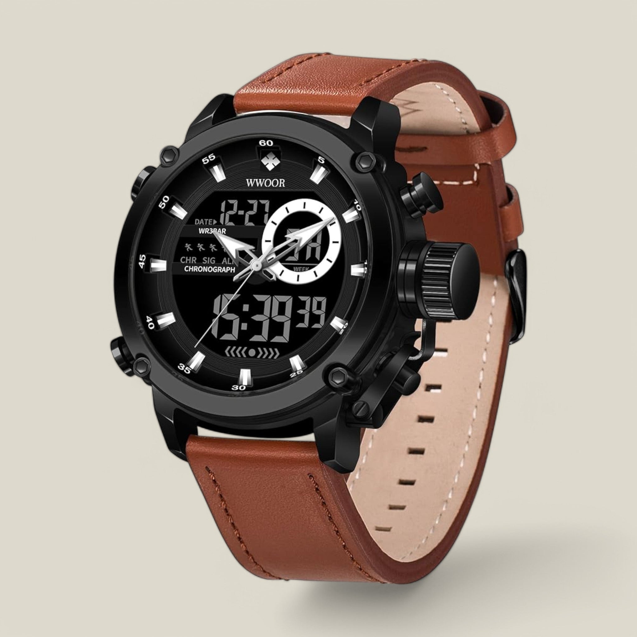 Lowen | Montre à quartz marron