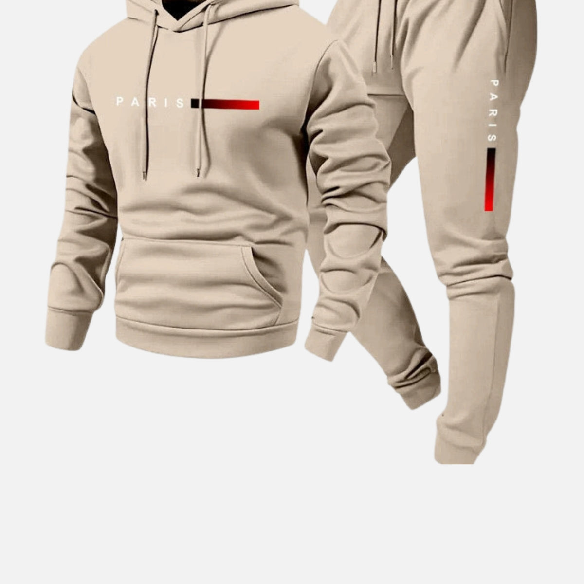 Cozy Thermal Fleece Logo Hoodie Set – Warmth, Comfort, and Style