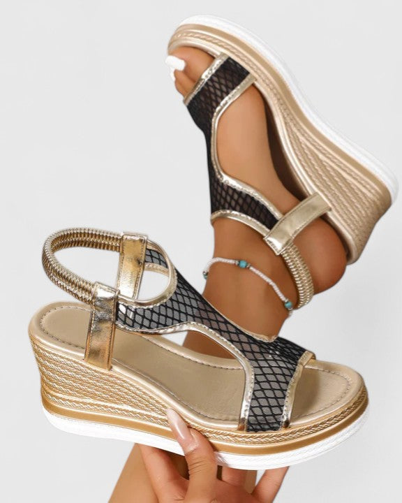 Ainsley Wedge Lift Sandals - Elevate Your Step in Style | Cow Clothing