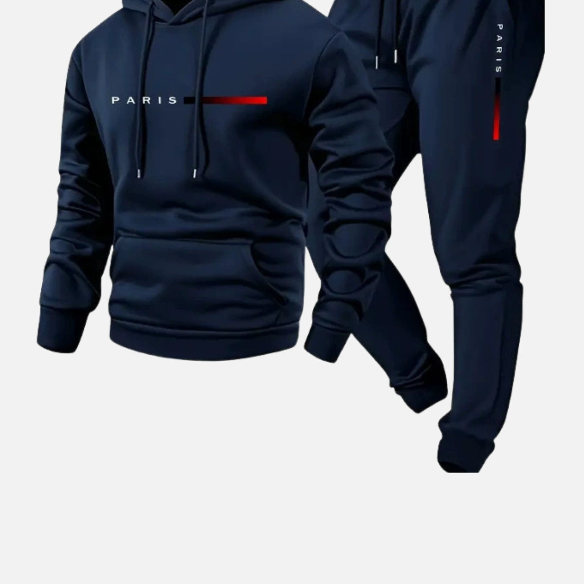 Cozy Thermal Fleece Logo Hoodie Set – Warmth, Comfort, and Style
