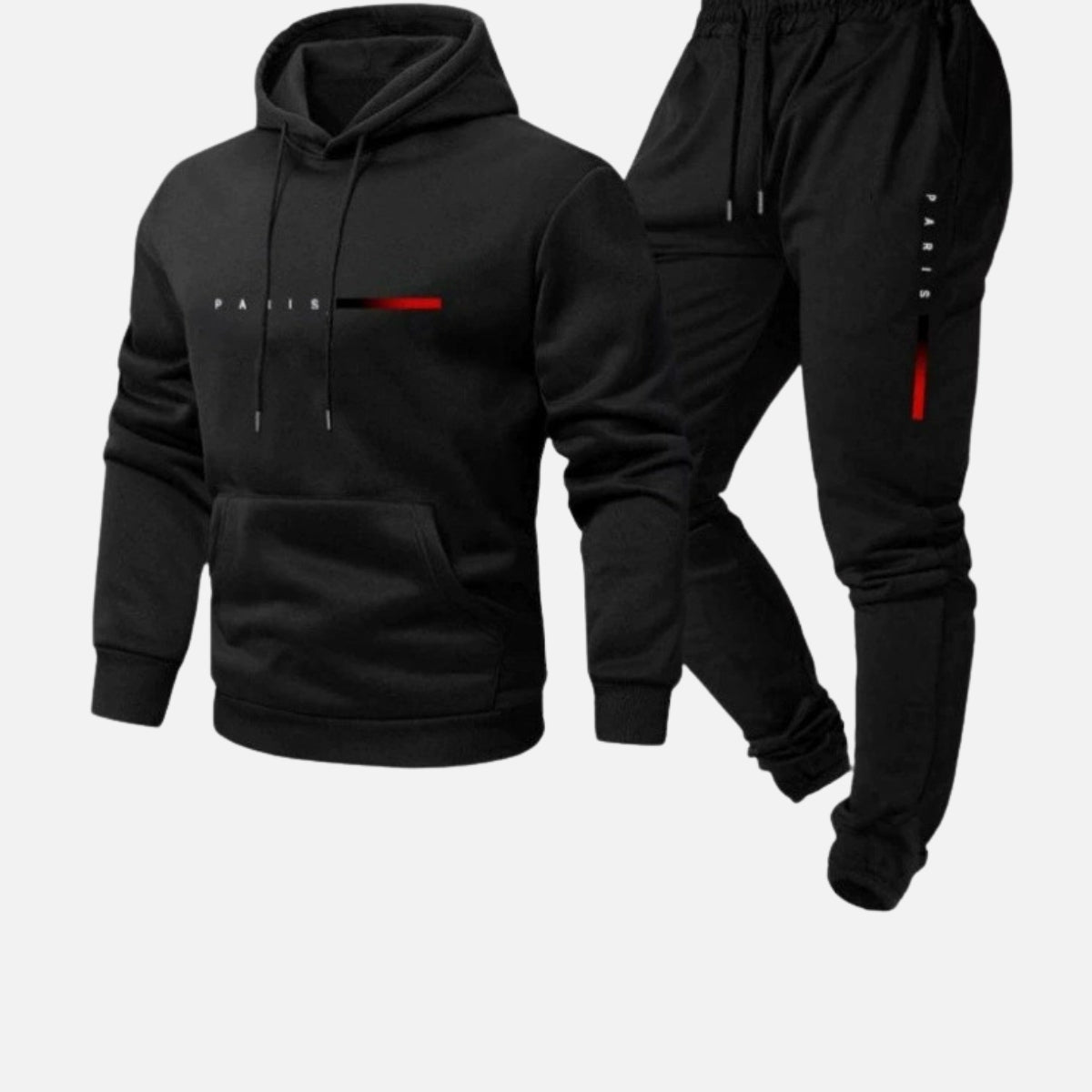 Cozy Thermal Fleece Logo Hoodie Set – Warmth, Comfort, and Style