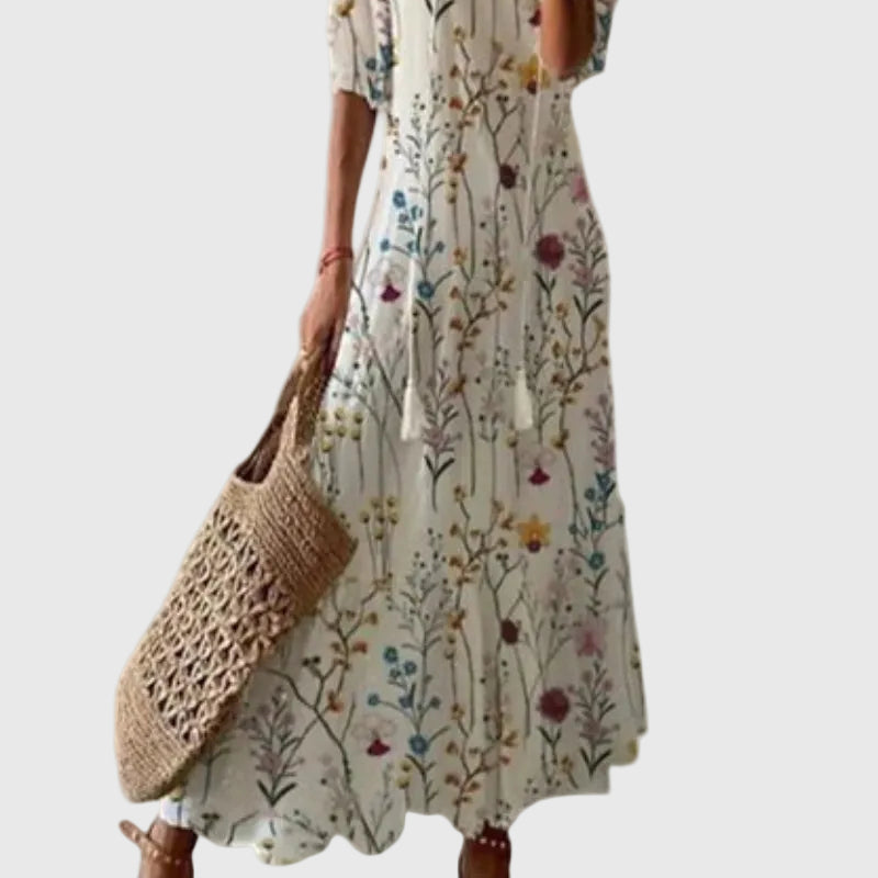 Amalia | Boho Vintage Summer Maxi Dress