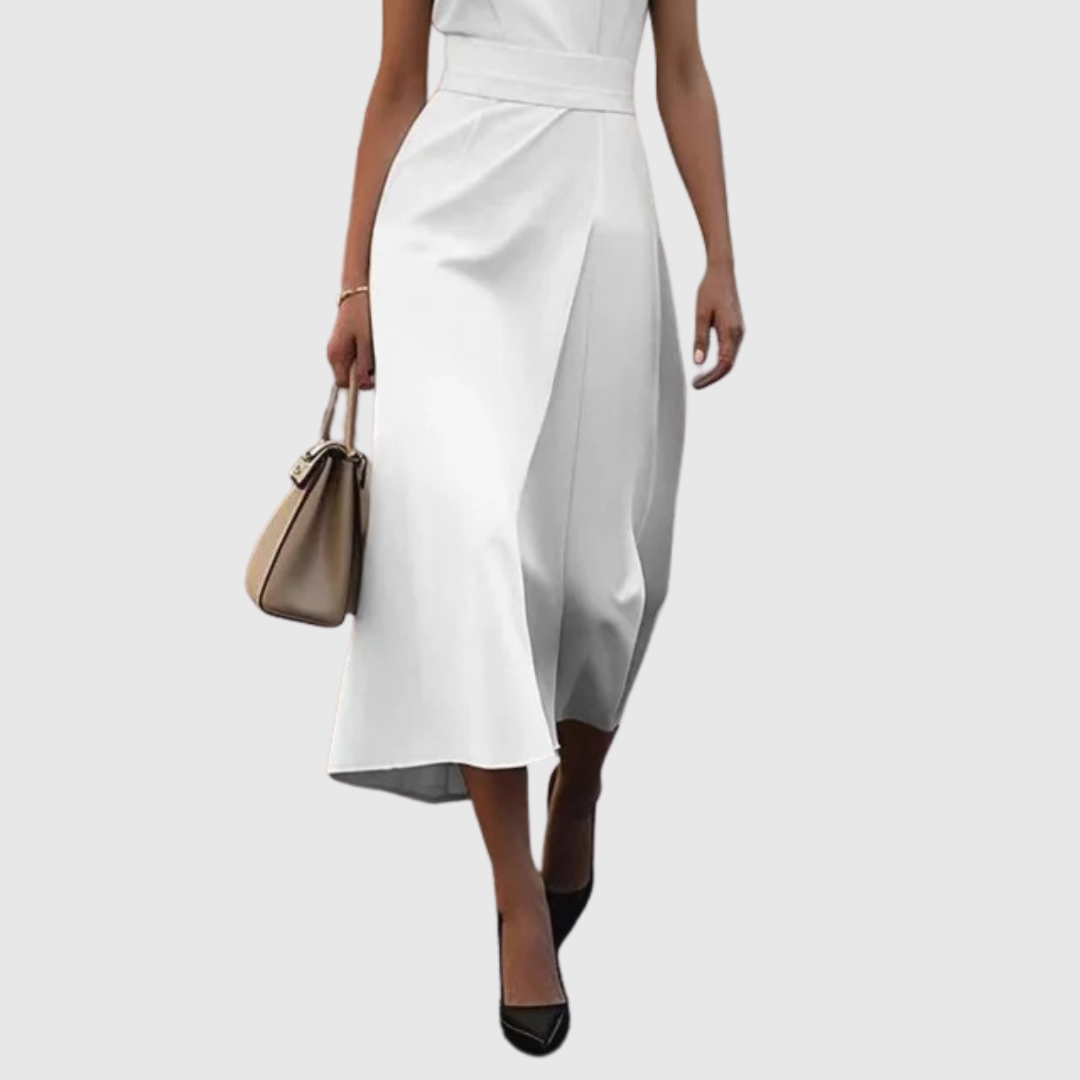 Women's Timeless, Elegant Round-Neck Dress