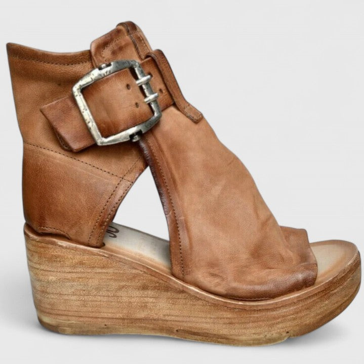 Jocelyn Rustic Wedge Sandals - Effortless Summer Style