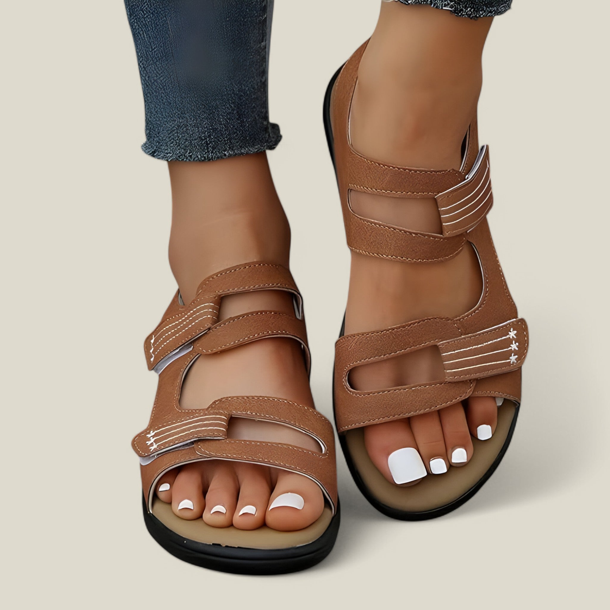 Lilian | Sandales plates - durables et légères