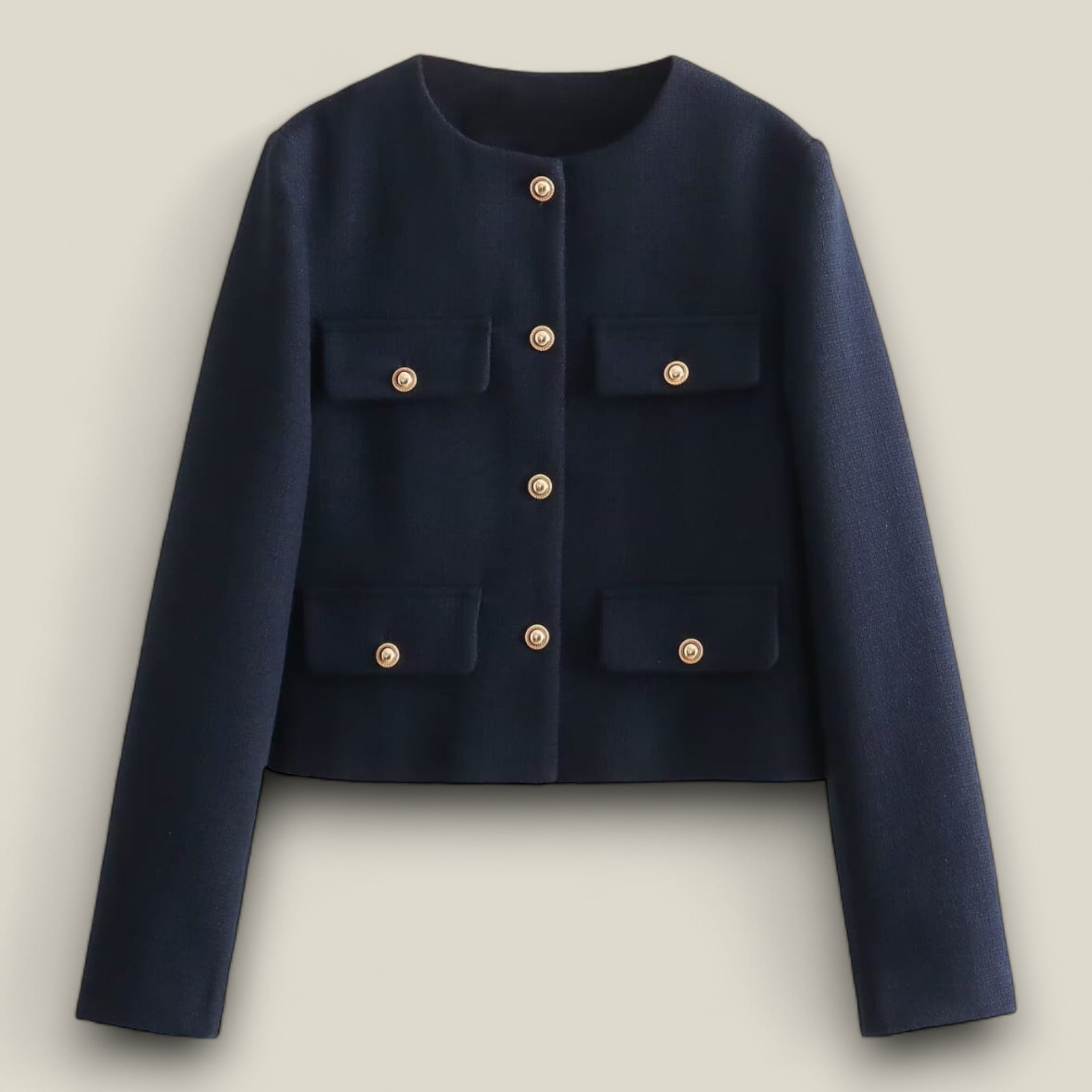 Isabelle | Veste en Tweed Courte - Confort et élégance