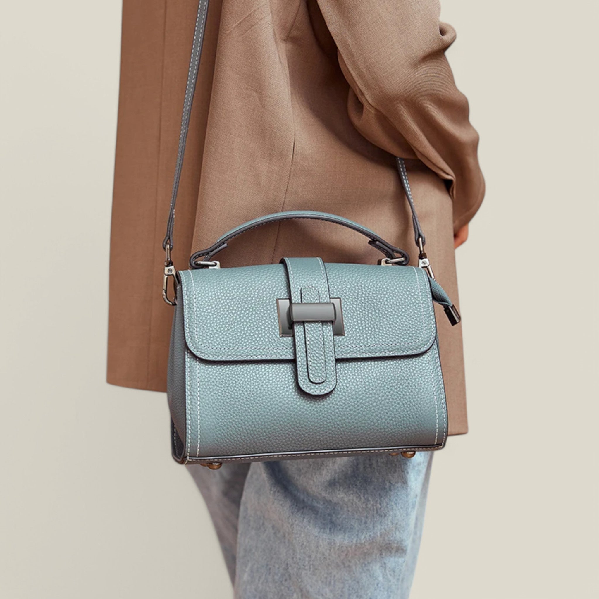 Leny | Sac à Main en Cuir Véritable