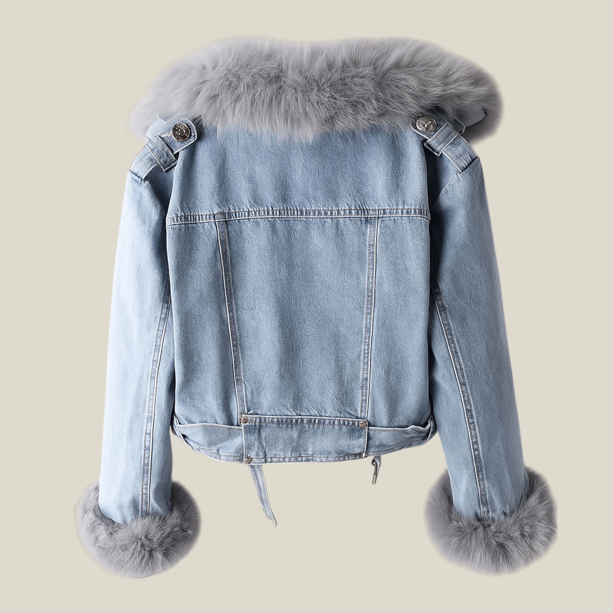 Adele | Veste Femme Chic en Jean Doublée