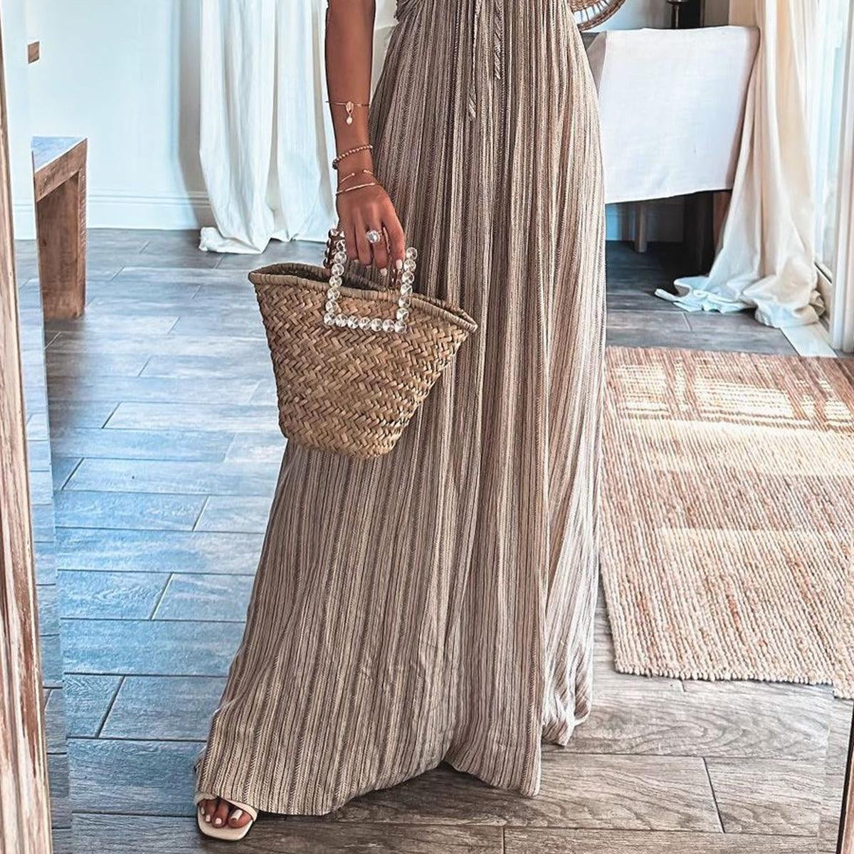 Women's Elegant backless long dress