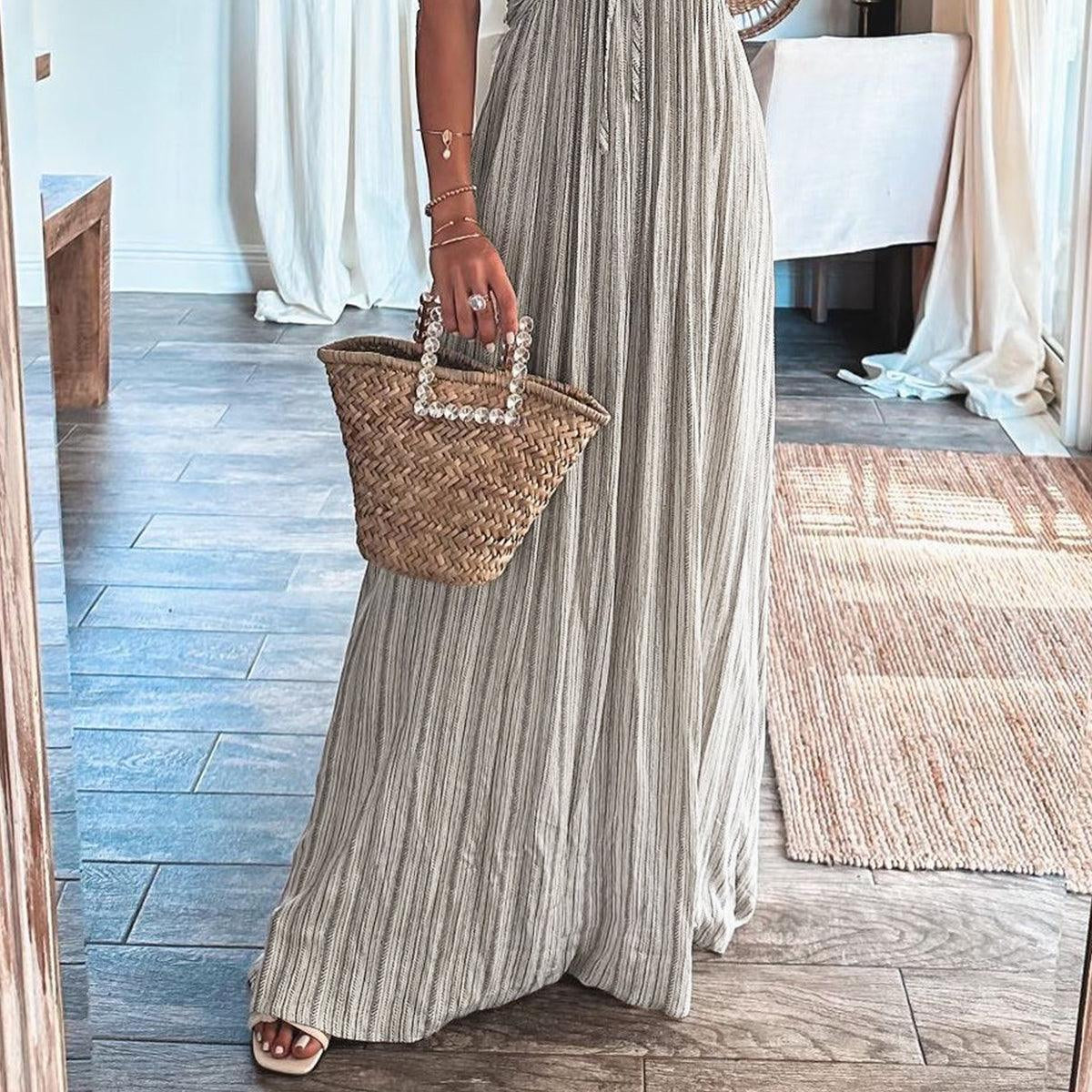 Women's Elegant backless long dress