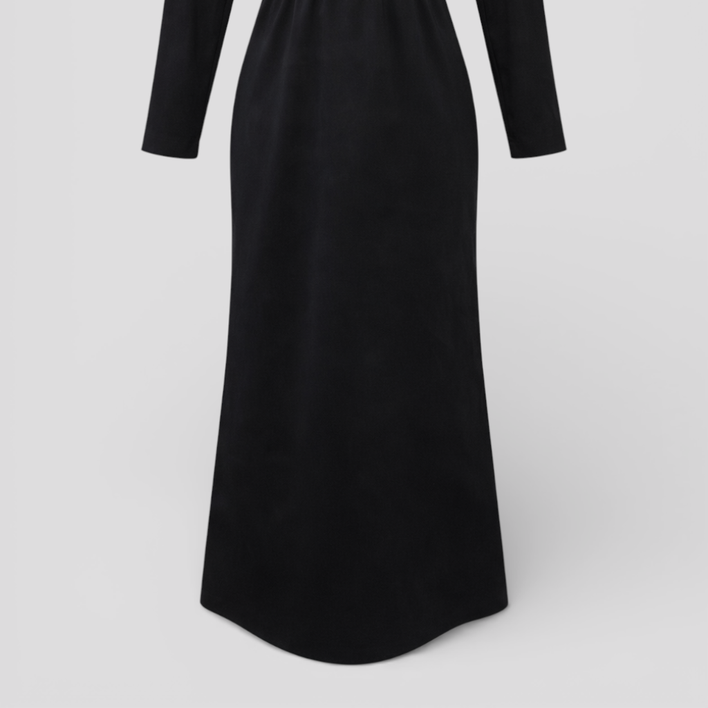 Women's Elegant Polyester Maxi Dress with
