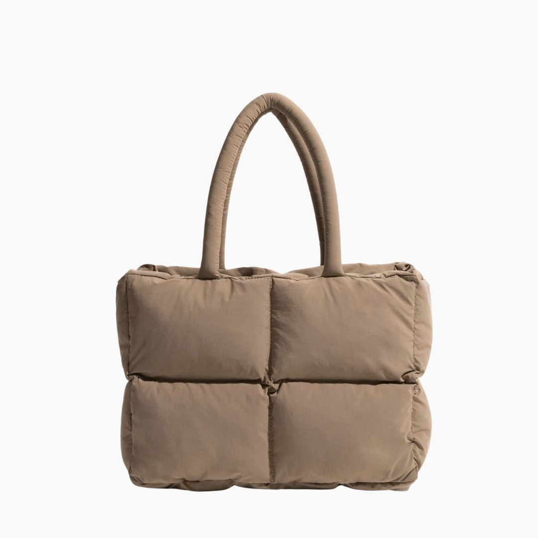 Padded Women's Shoulder Bag - Sleek, Modern Comfort for Everyday Style