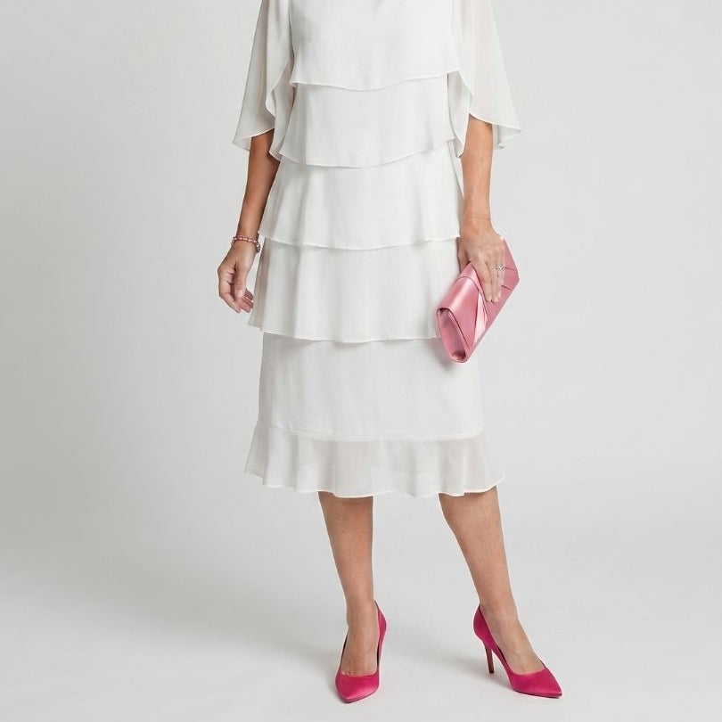 Layered Tier Midi Dress