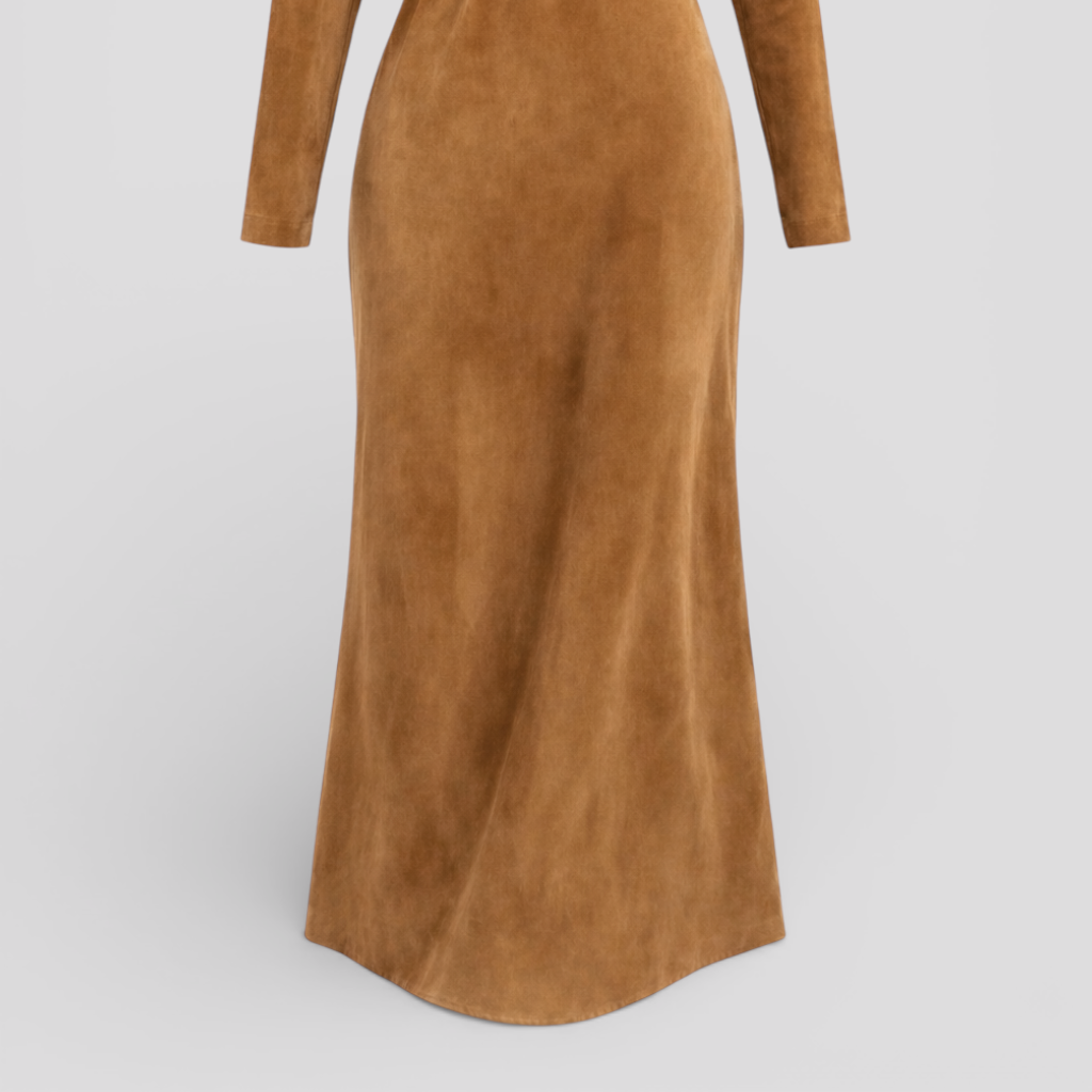 Women's Elegant Polyester Maxi Dress with
