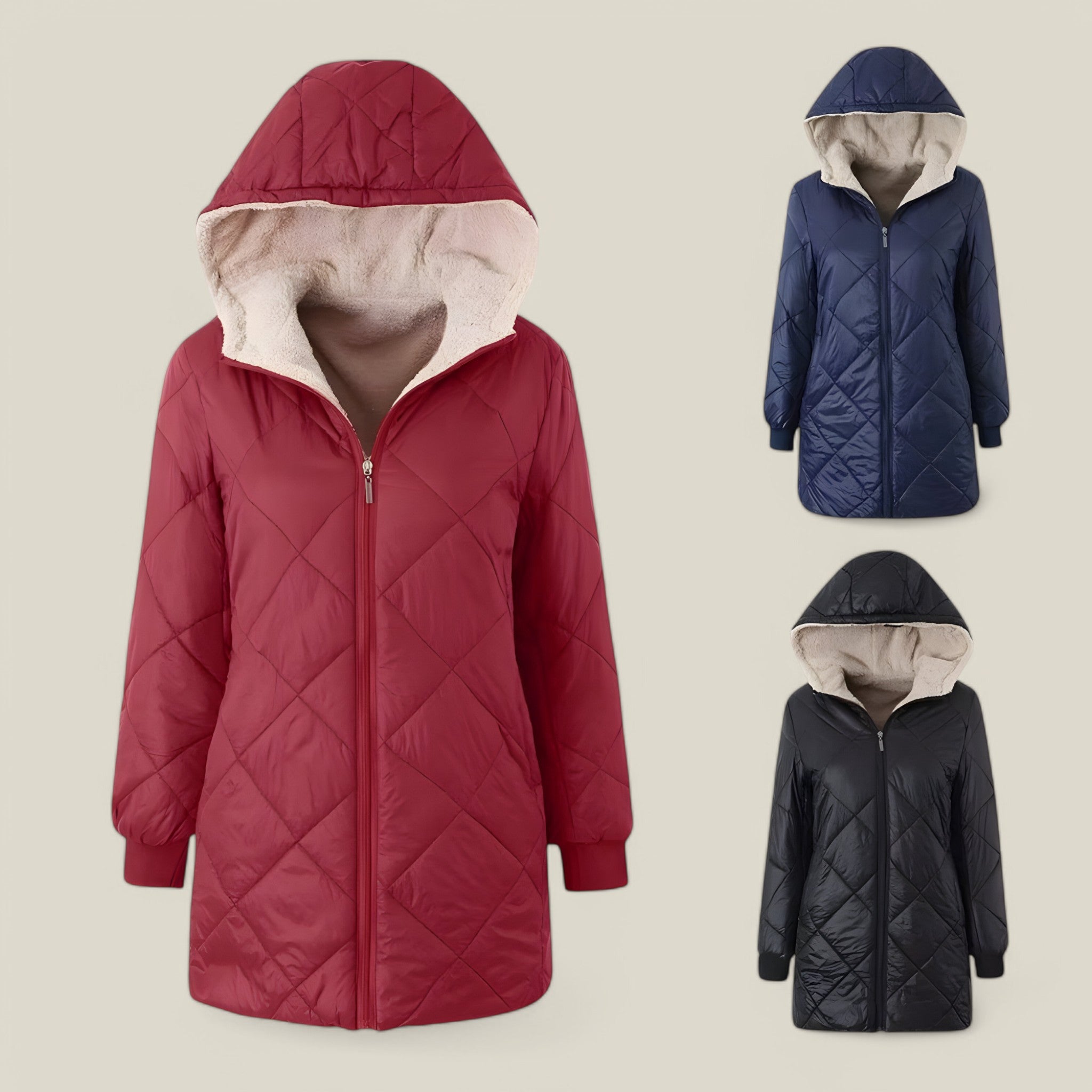 Elysia | Veste mi-longue - Douillette et tendance