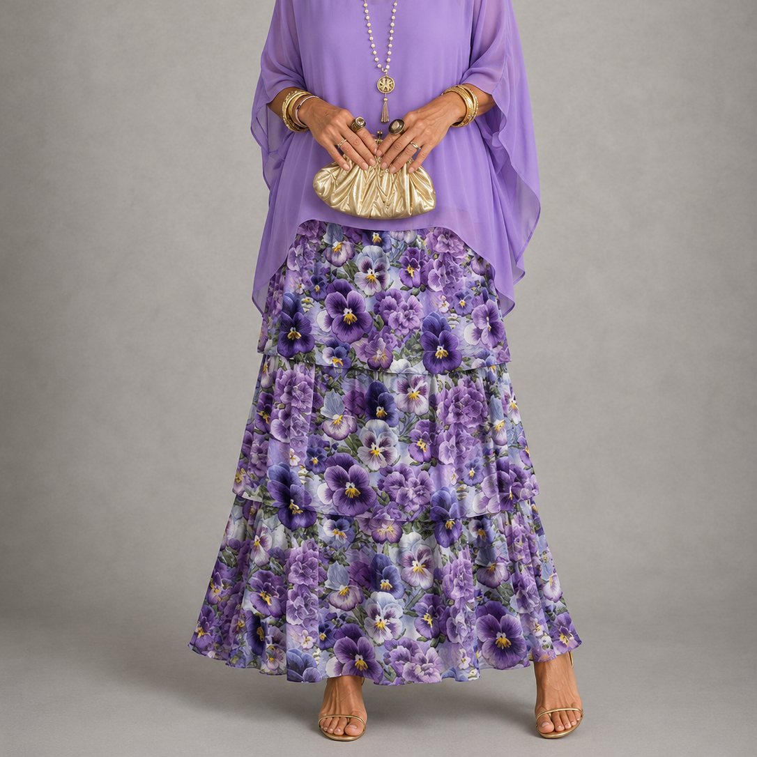 Lara™ | Elegant Flowing Maxi Dress