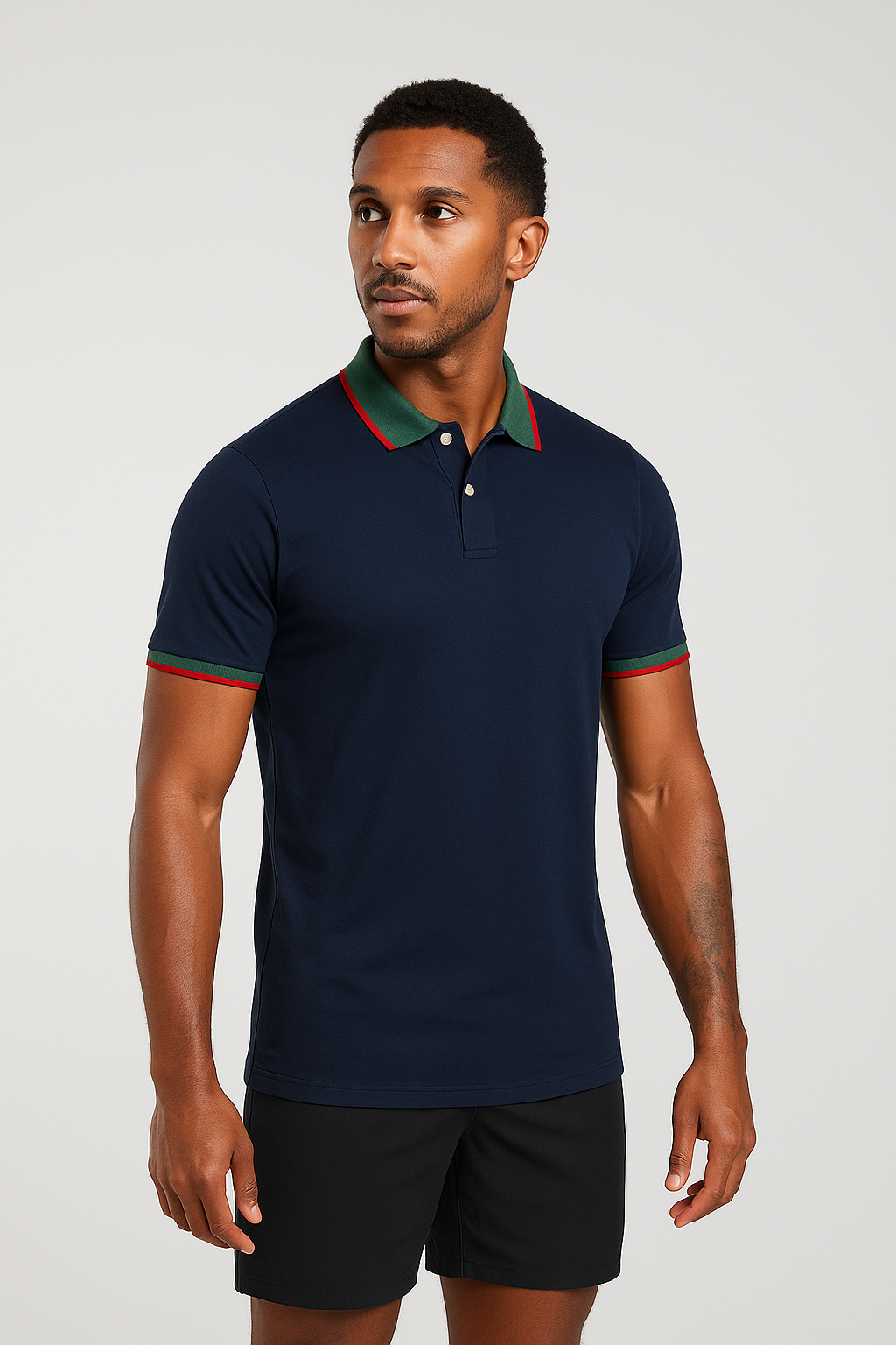 Alasdair | T-shirt de golf coloré élégant - Manches courtes