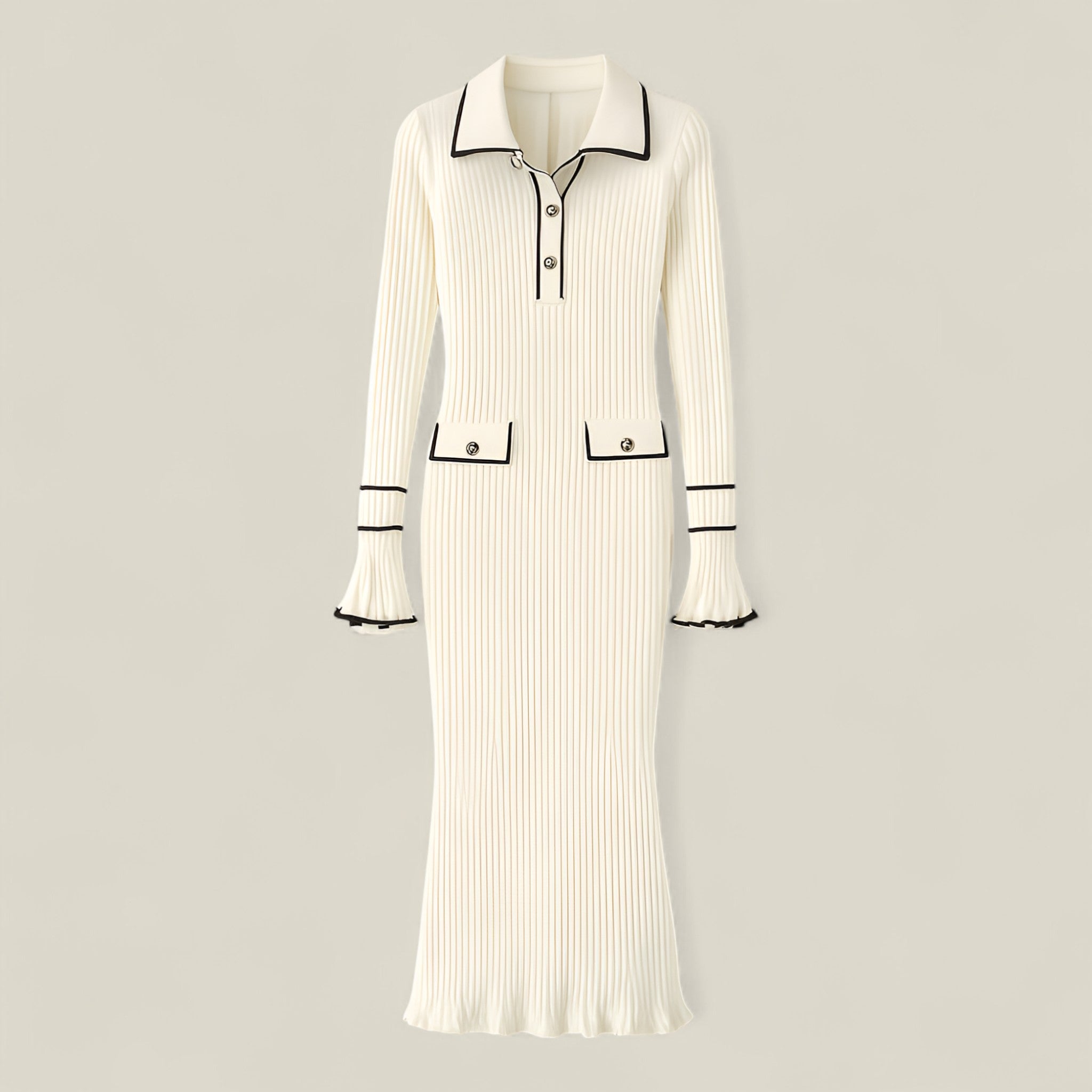 Talia | Robe en maille – Élégant et chaud