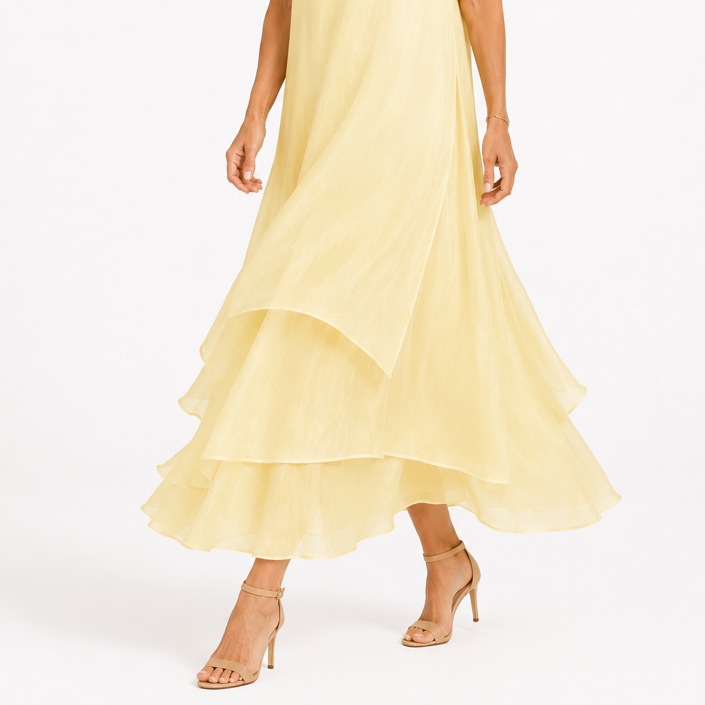 Women's Elegant Flowing Dress - Comfortable & Versatile