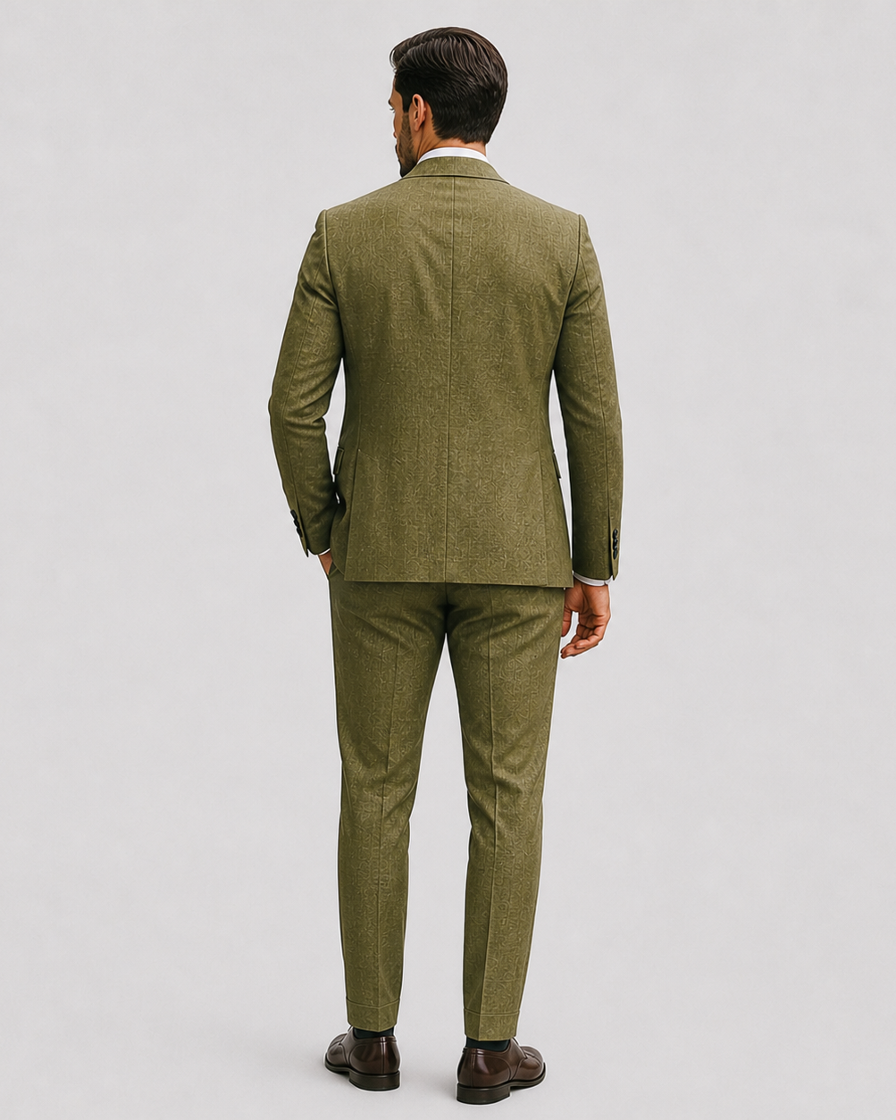 Herre Linnedjakkesæt Slim-Fit - Sommerlig Elegance - - Suits - {{ product_tags }