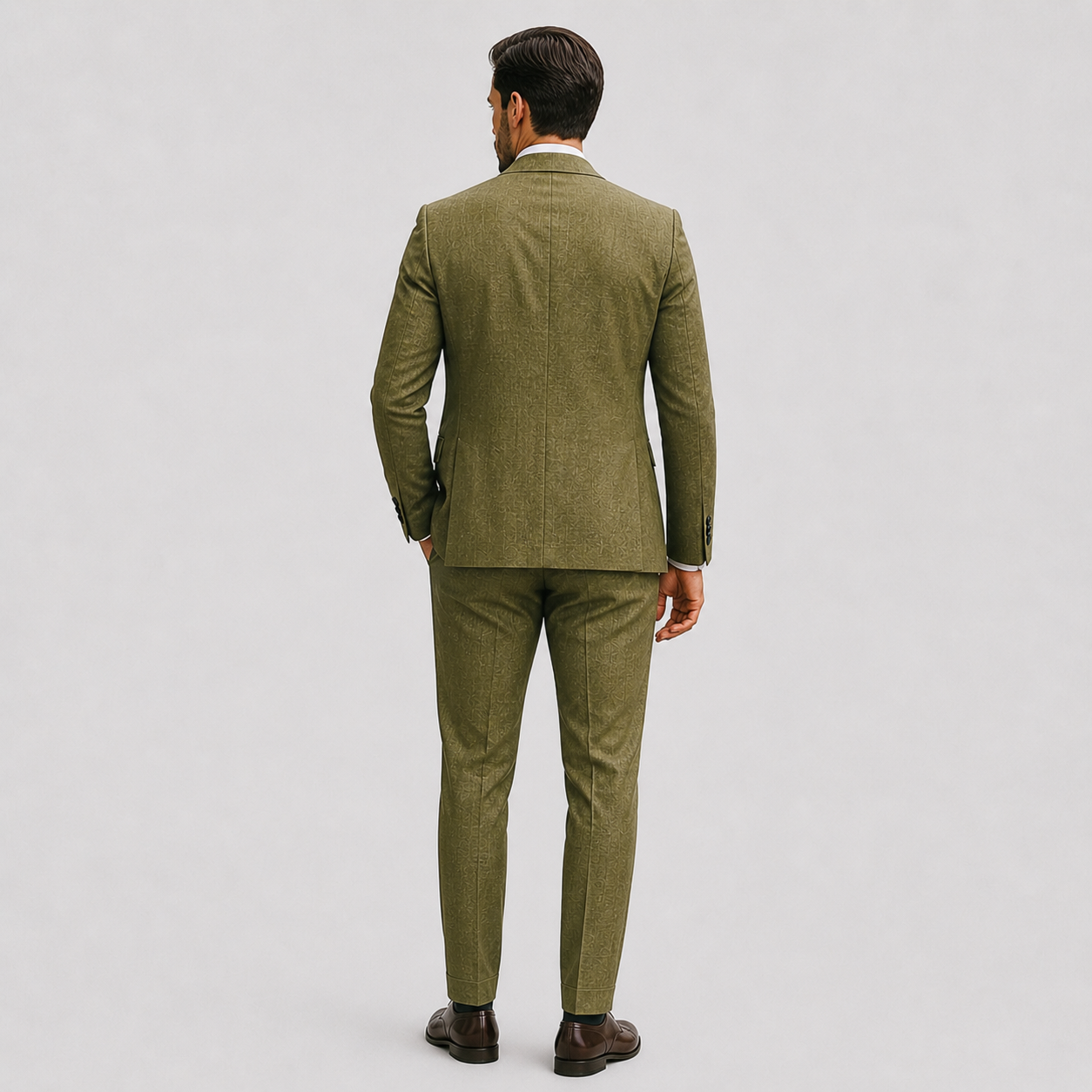 Herre Linnedjakkesæt Slim-Fit - Sommerlig Elegance - - Suits - {{ product_tags }
