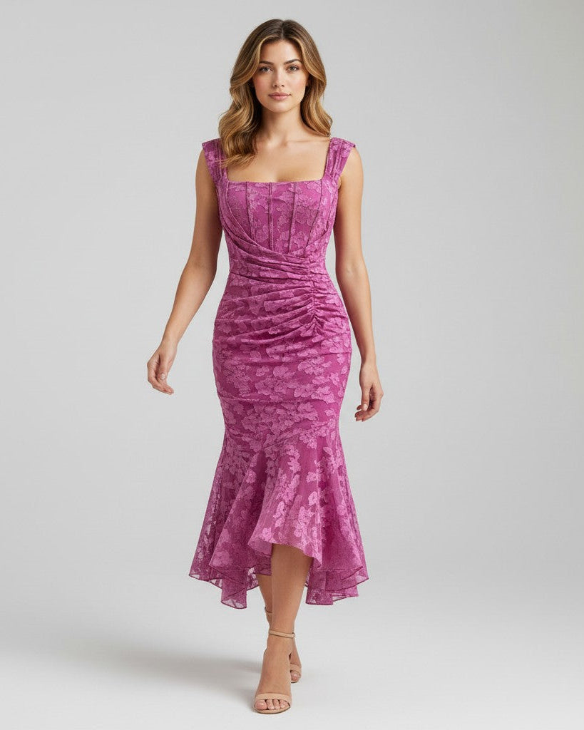 Clara | Midi dress with an elegant and flattering fit