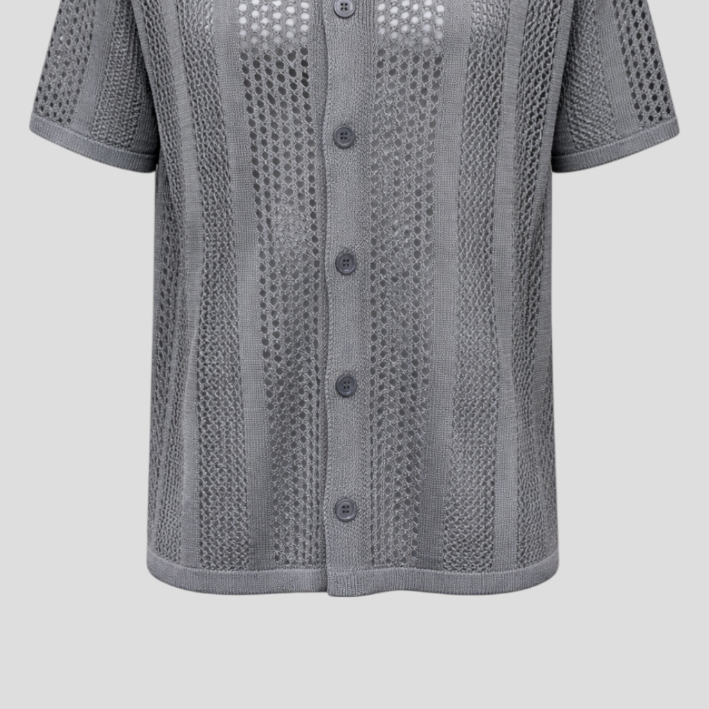 Premium Textured Button-Up Shirt