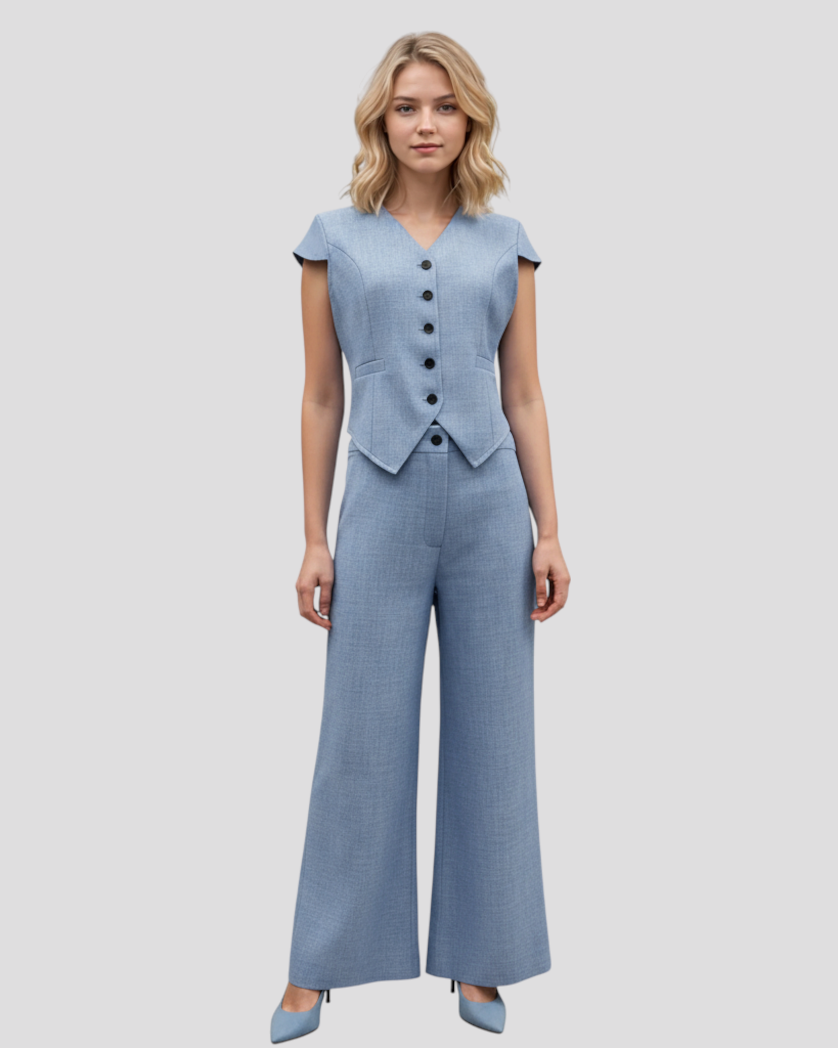 Aria | Kvinders Elegant Top og Bukser Sæt - - Kvinders sæt - {{ product_tags }