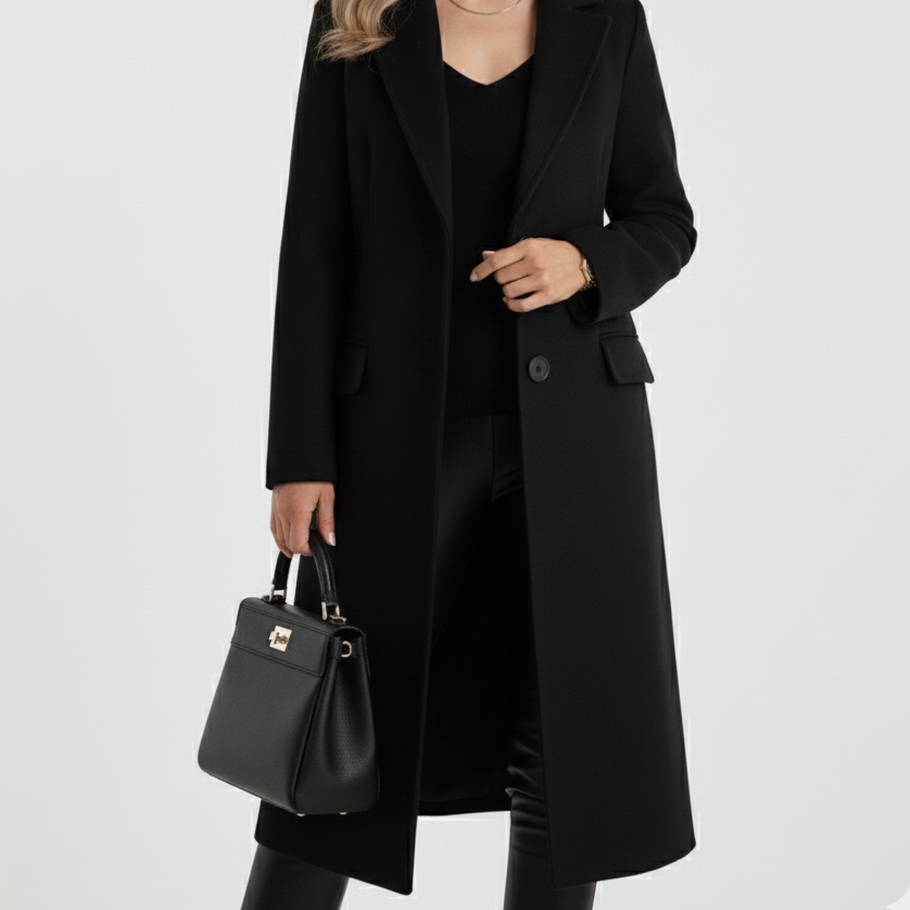 Moa | Elegant long coat with a timeless, classic character