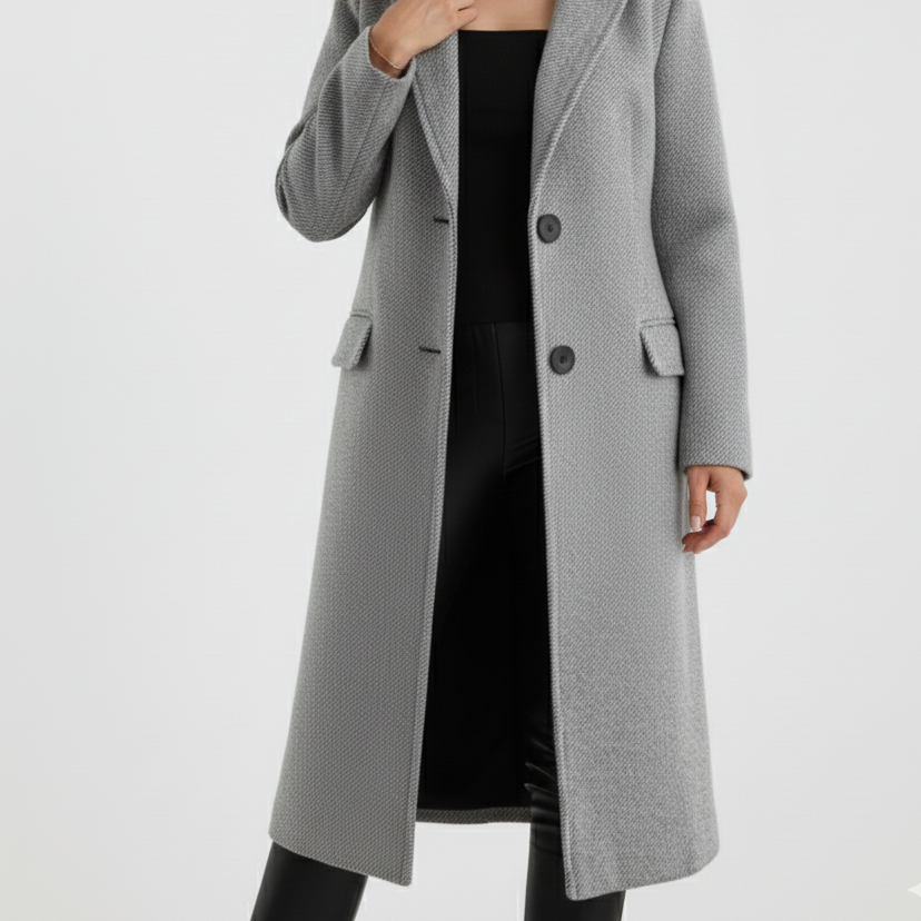 Moa | Elegant long coat with a timeless, classic character