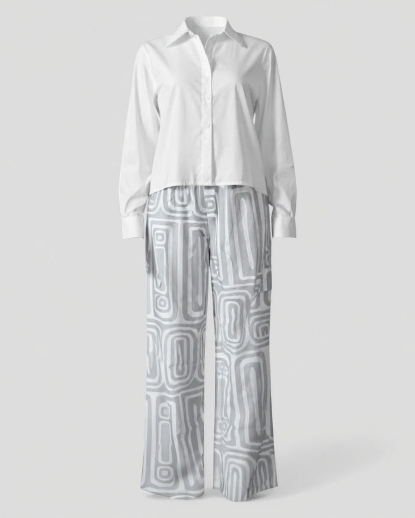 Isabella | Kontorsæt 2 dele - Elegant og professionel - Grå - women's fashion - {{ product_tags }