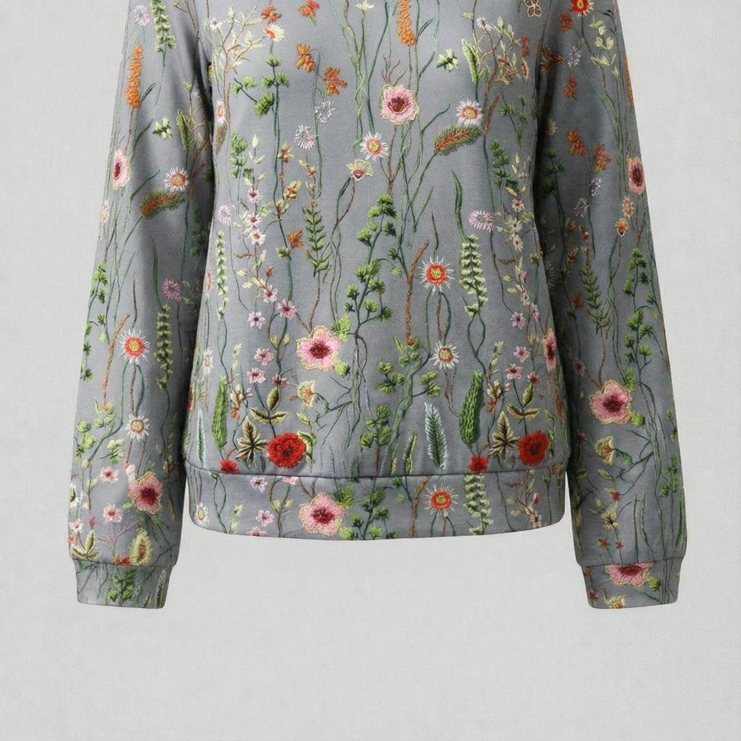 Orvella Cozy Printed Sweater - Soft, All-Day Comfort