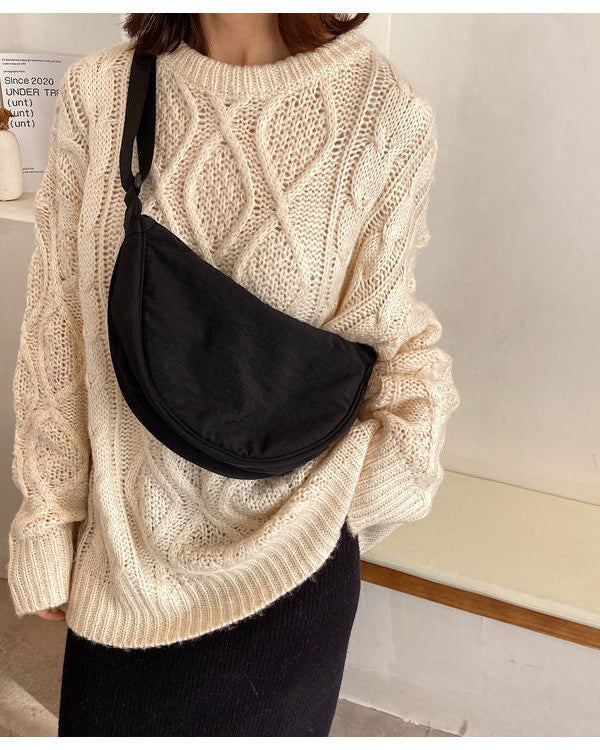 Chic Crossbody Shoulder Bag — Sleek, Compact and Practical - Black