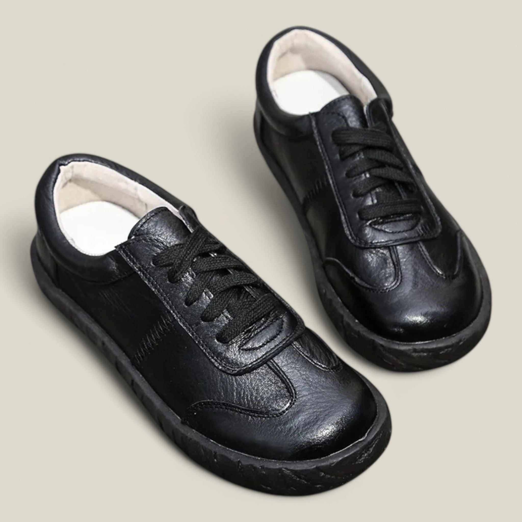 Kensie | Baskets en Cuir Véritable