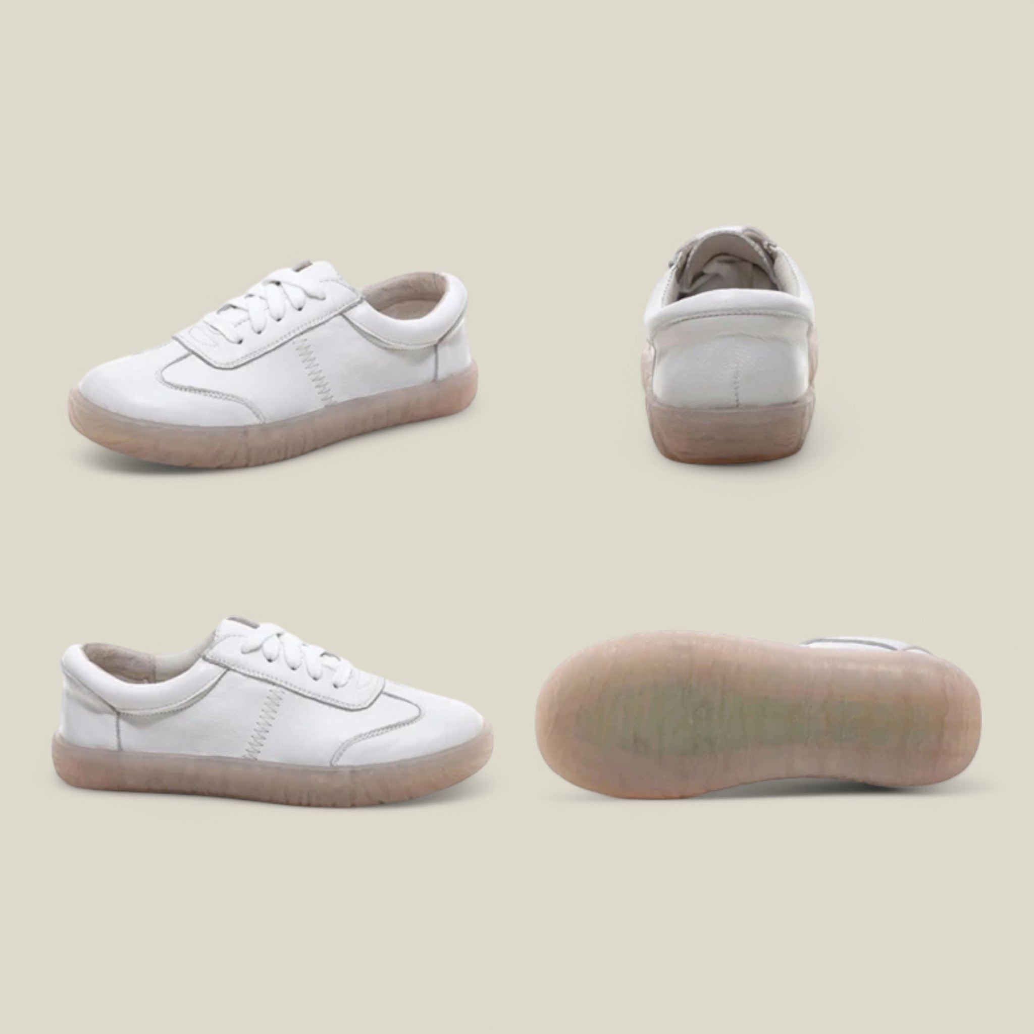 Kensie | Baskets en Cuir Véritable