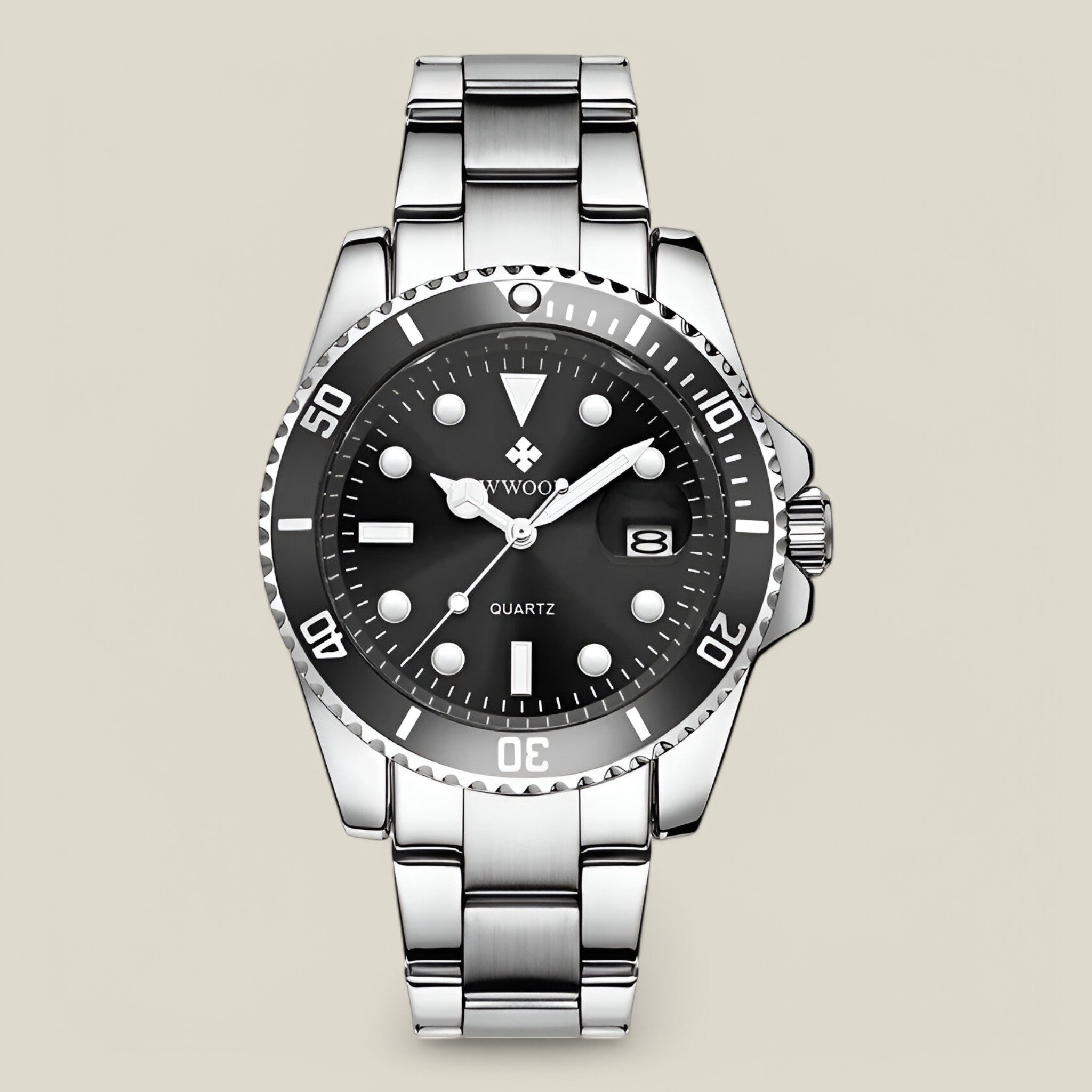 Maverick | Montre à quartz argent