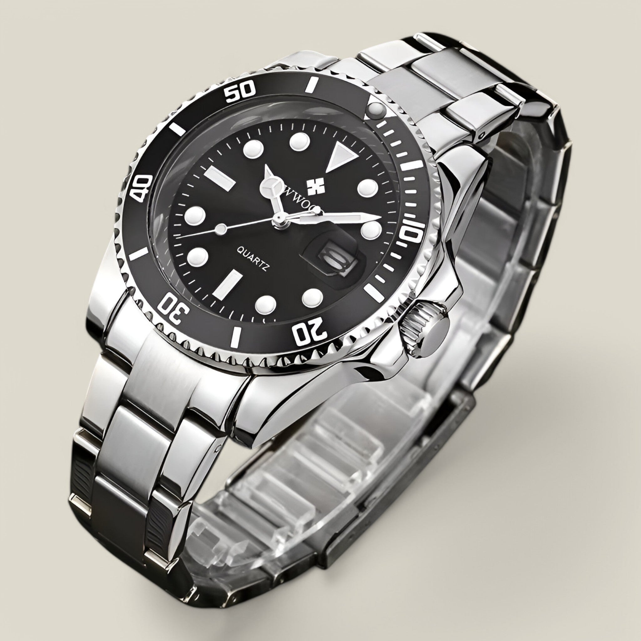 Maverick | Montre à quartz argent