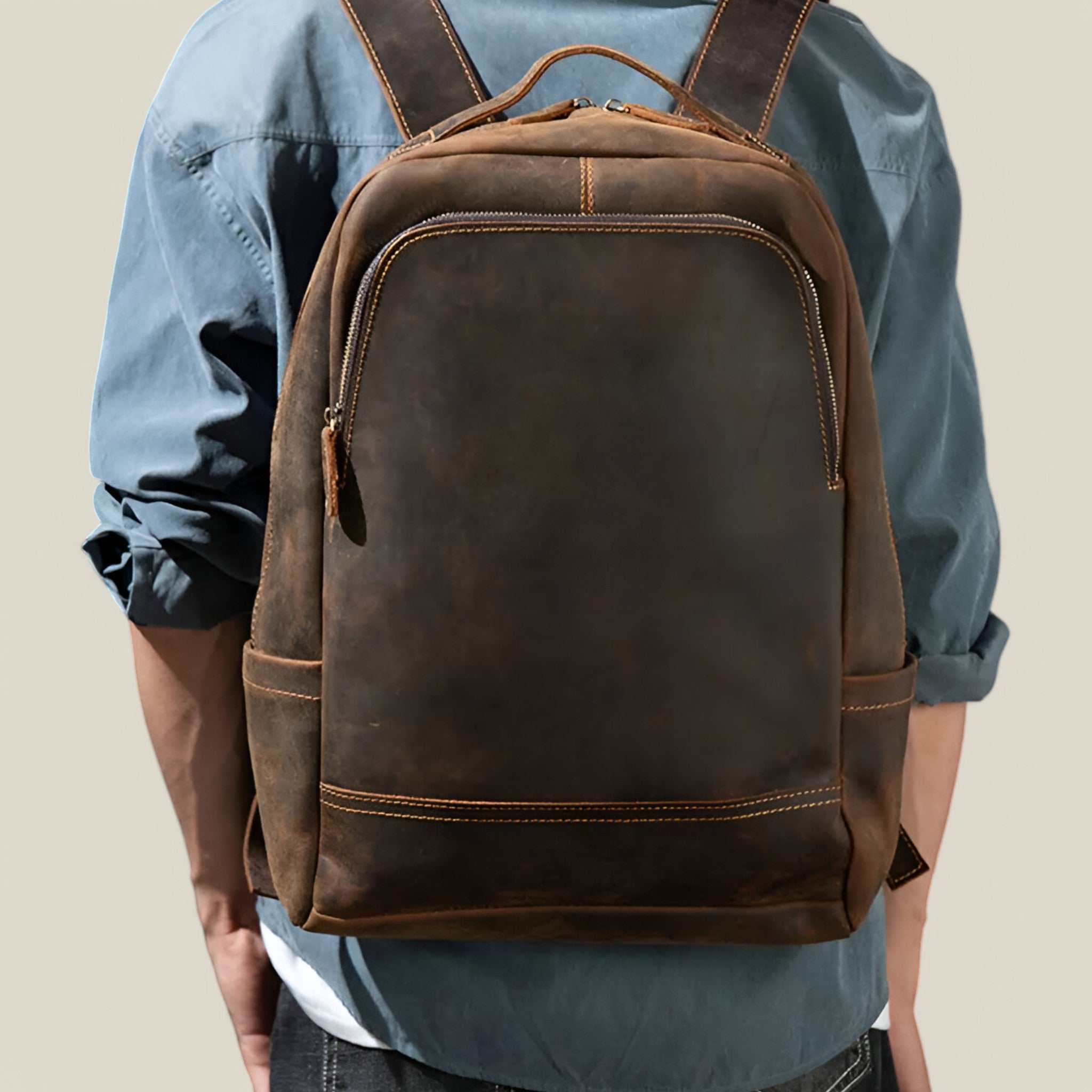 Wilmer | Sac à dos en cuir - Spacieux et durable