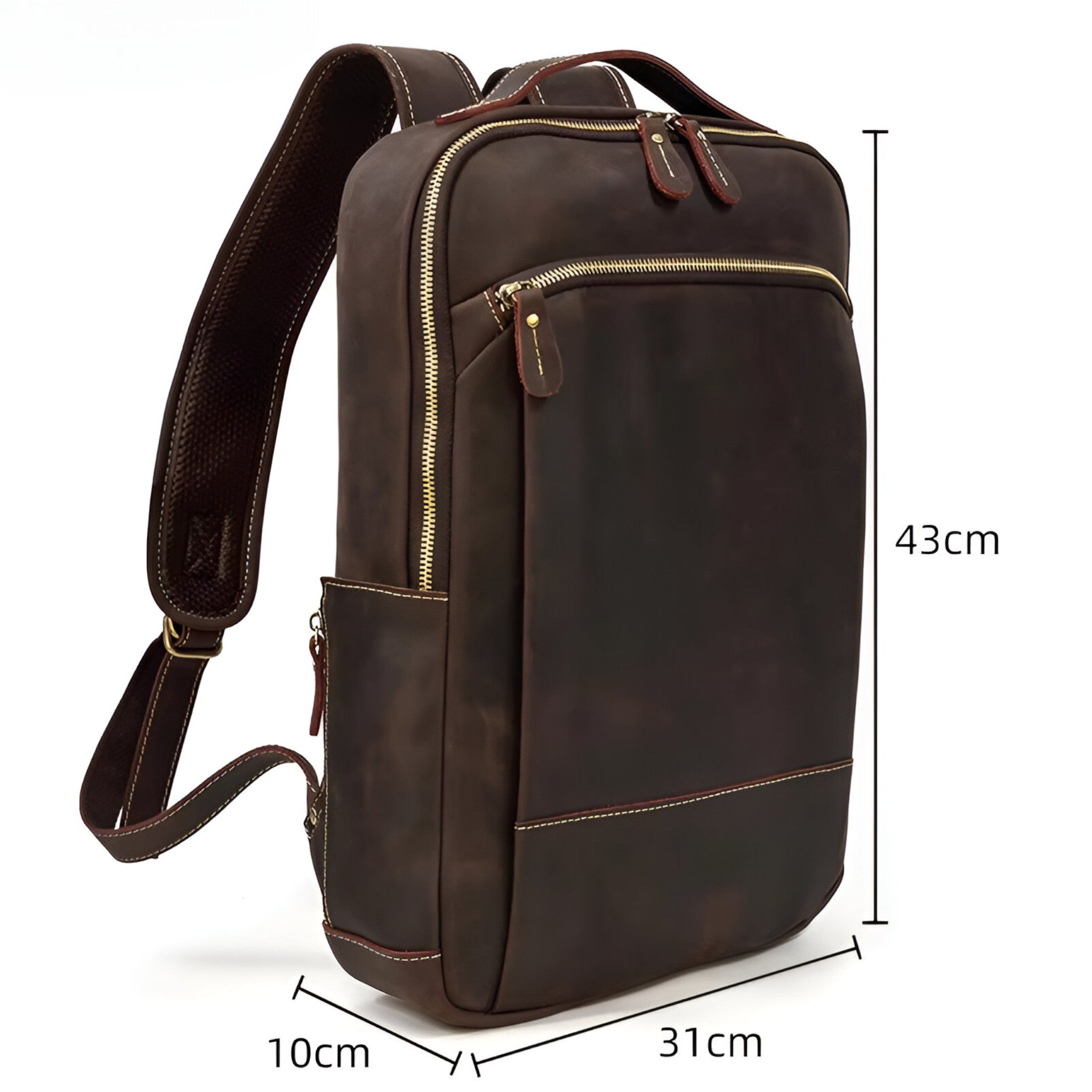 Willie | Sac à dos vintage pour hommes - Classique et fonctionnel