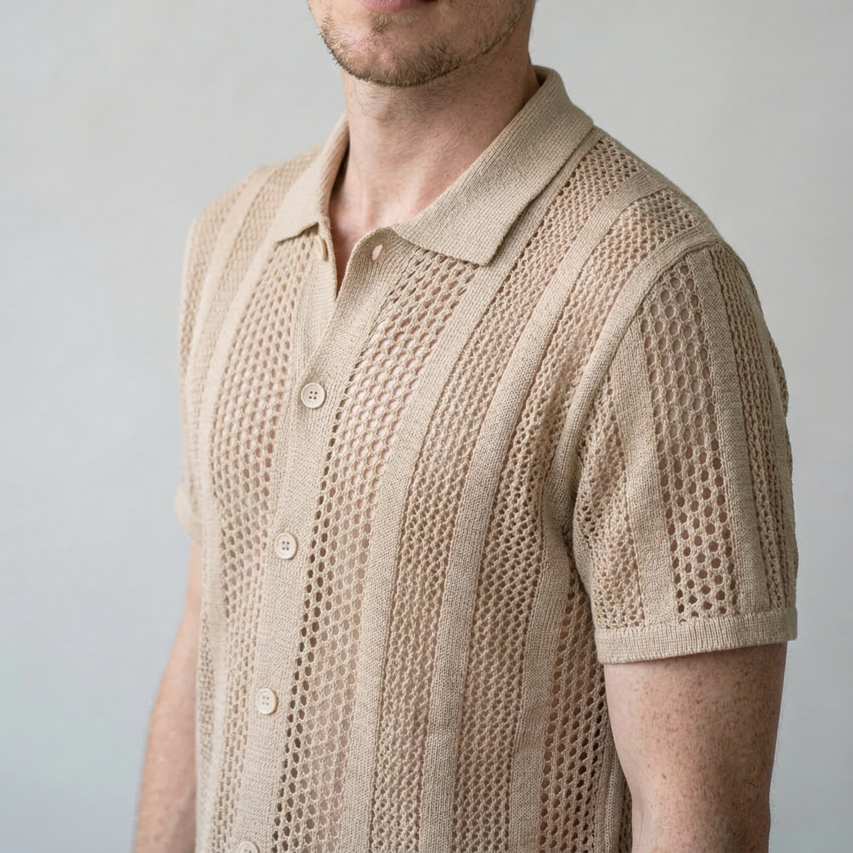 Premium Textured Button-Up Shirt