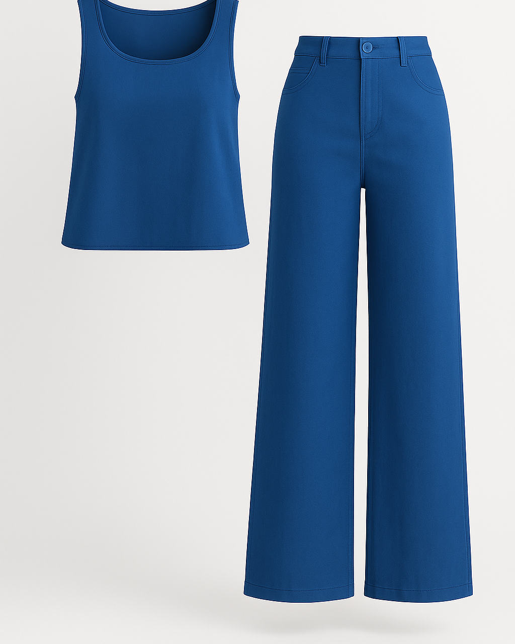 Lydia | Kvinders Boho To-Delt Sommer Sæt - Mørkeblå - Casual kjoler - {{ product_tags }