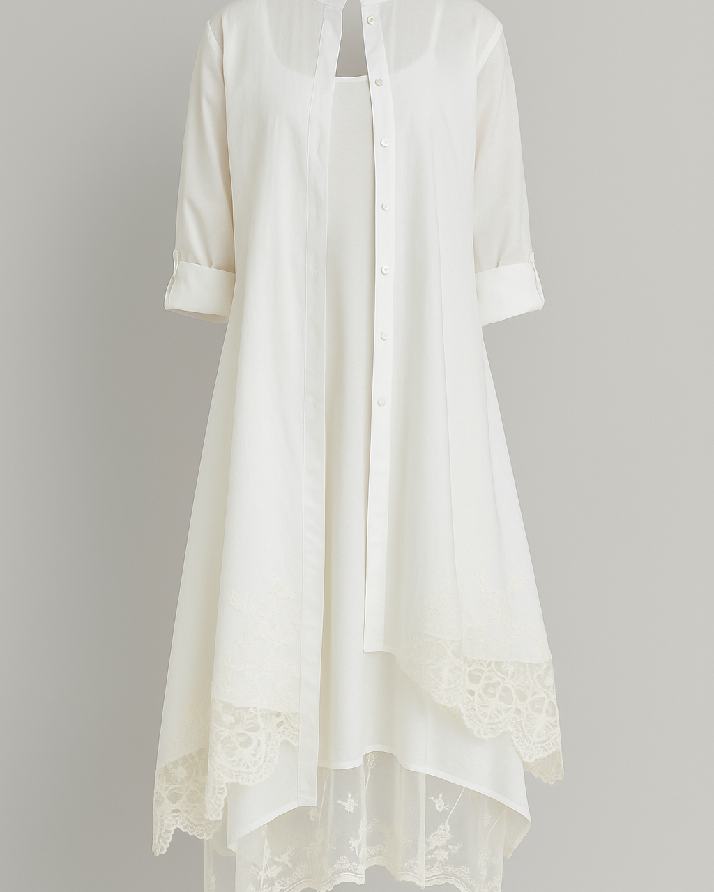 Aurora | Kvinders Elegant Boho Midi Kjole - Sort - Kjoler - {{ product_tags }